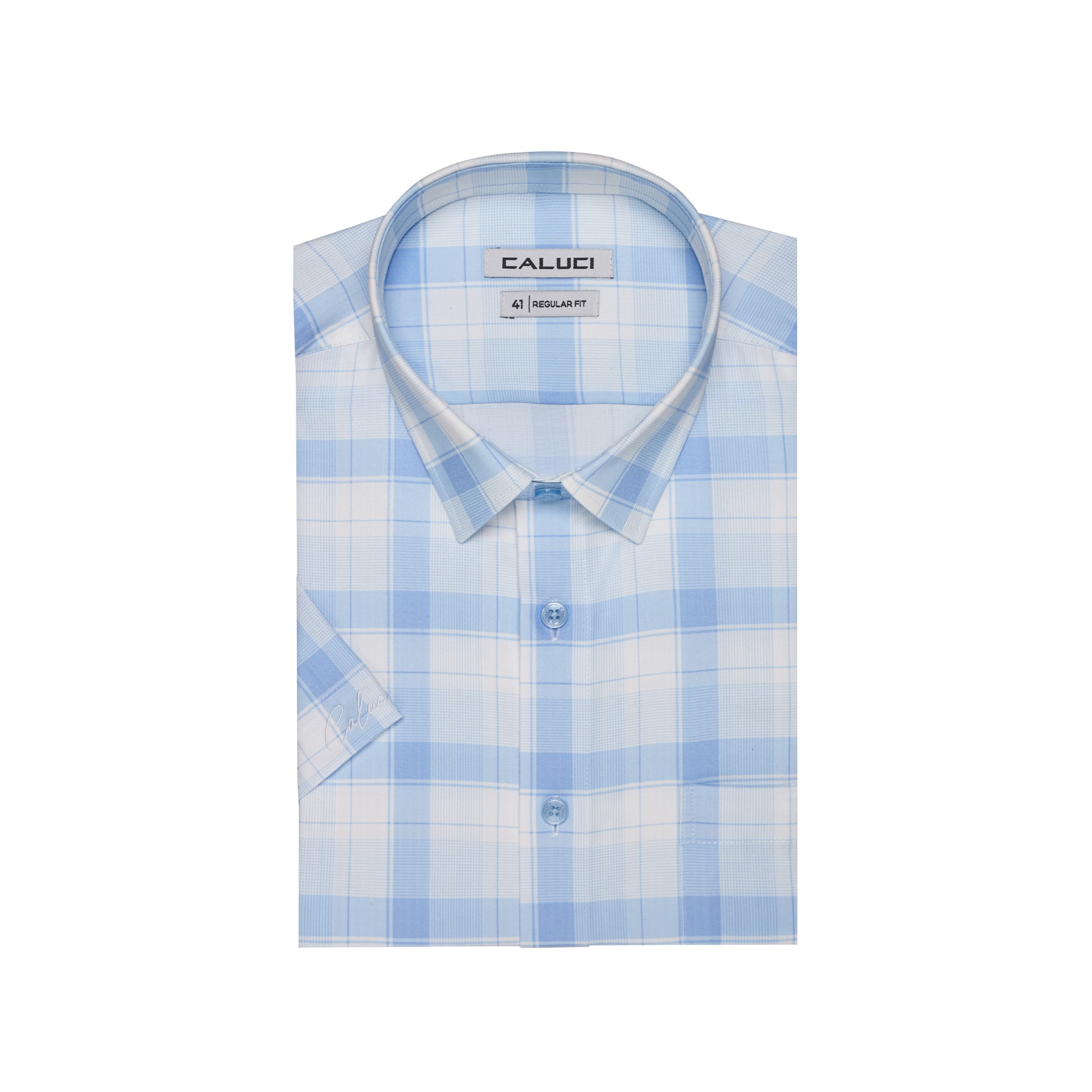 Áo sơ mi nam ngắn tay CALUCI MSS4236R