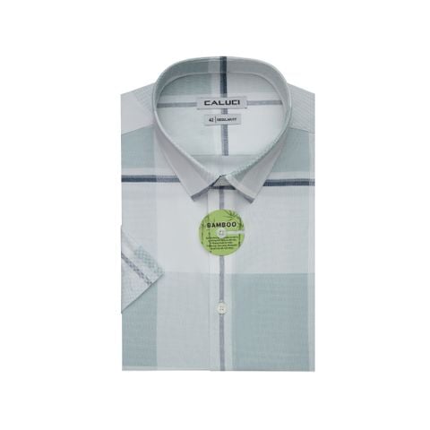 Áo sơ mi nam ngắn tay CALUCI MSS5293R