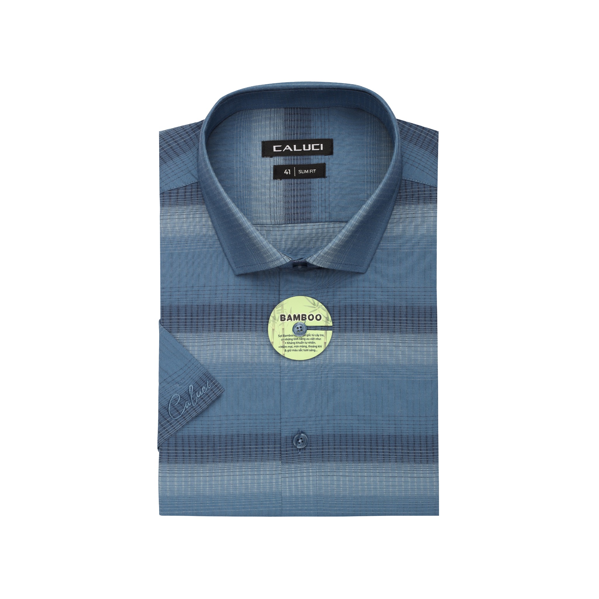 Áo sơ mi nam ngắn tay CALUCI MSS5285S