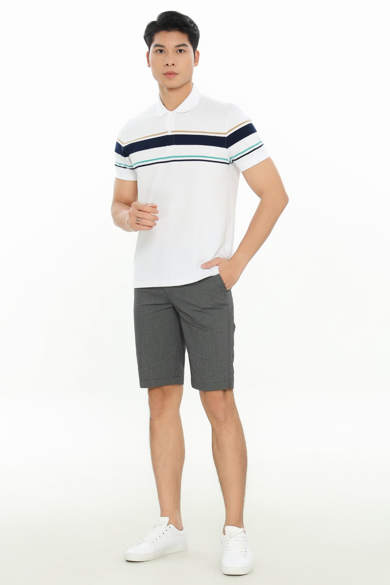 Quần short khaki nam CALUCI MKS419S