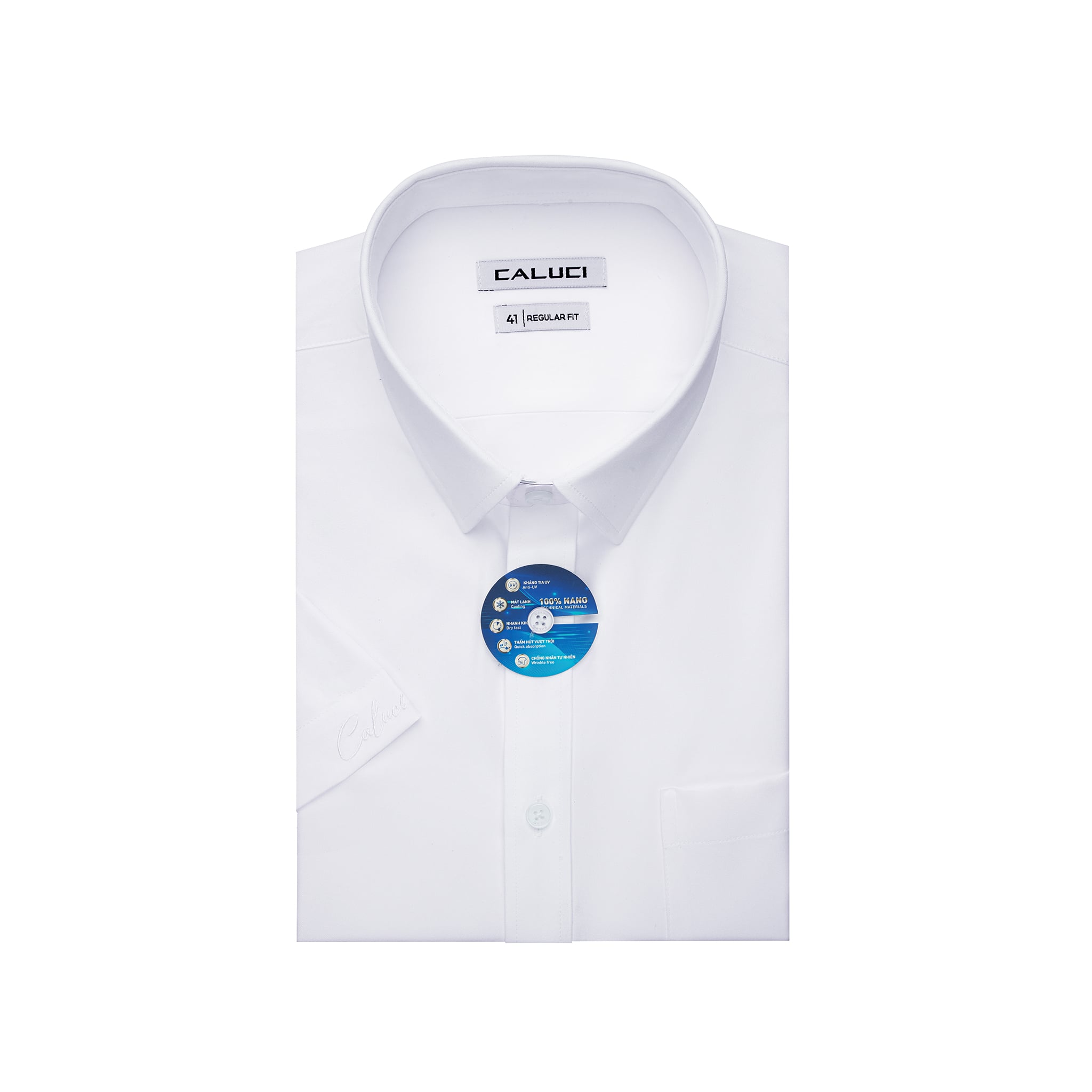 Áo sơ mi nam ngắn tay CALUCI MBSS0012R