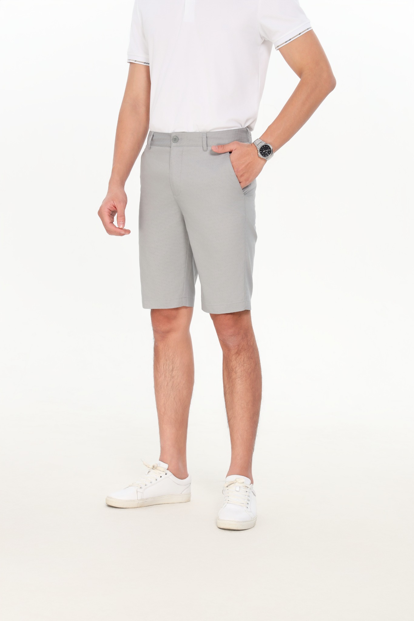 Quần short khaki nam CALUCI MKS523S