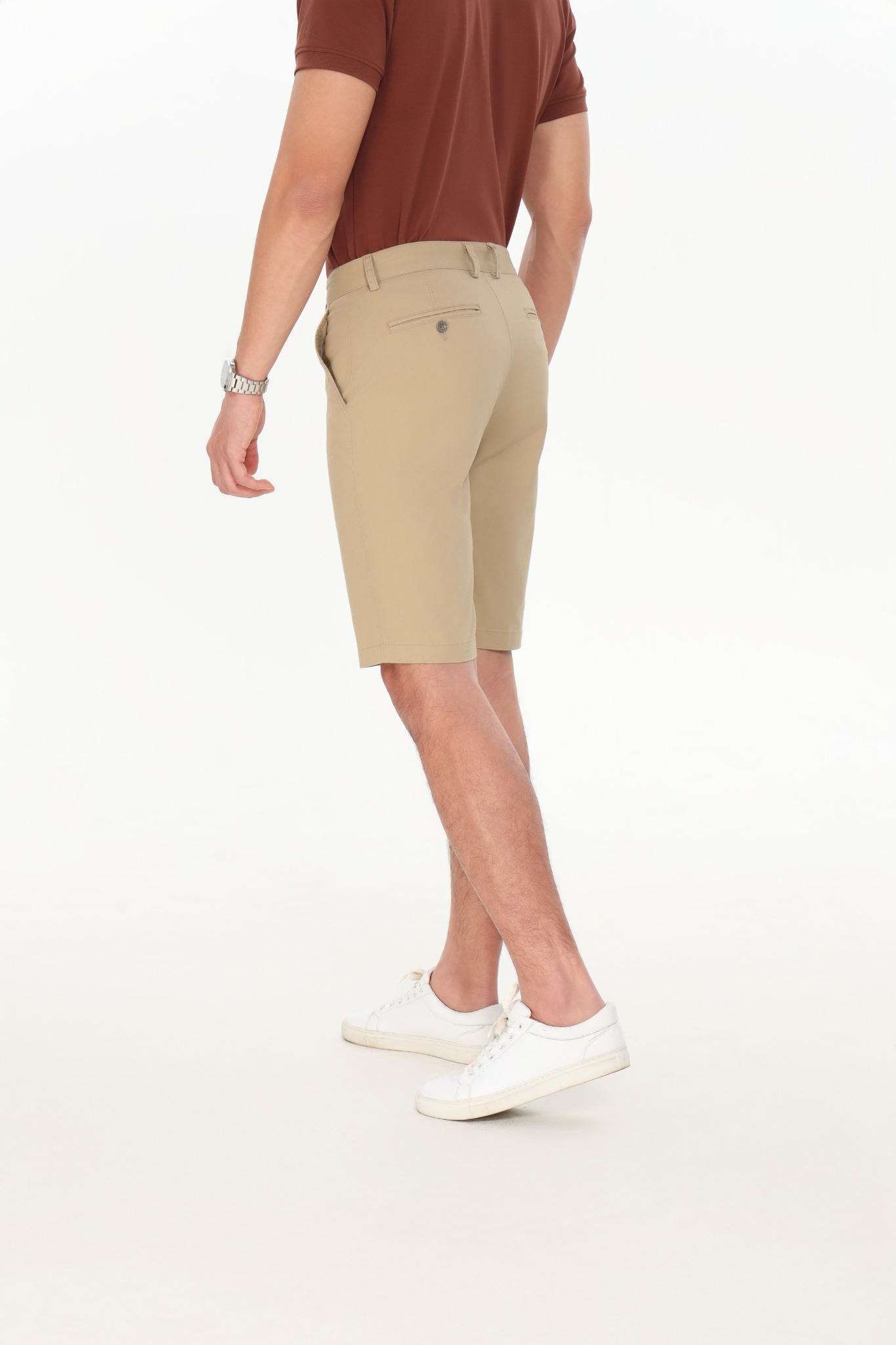 Quần short khaki nam CALUCI MKS528R