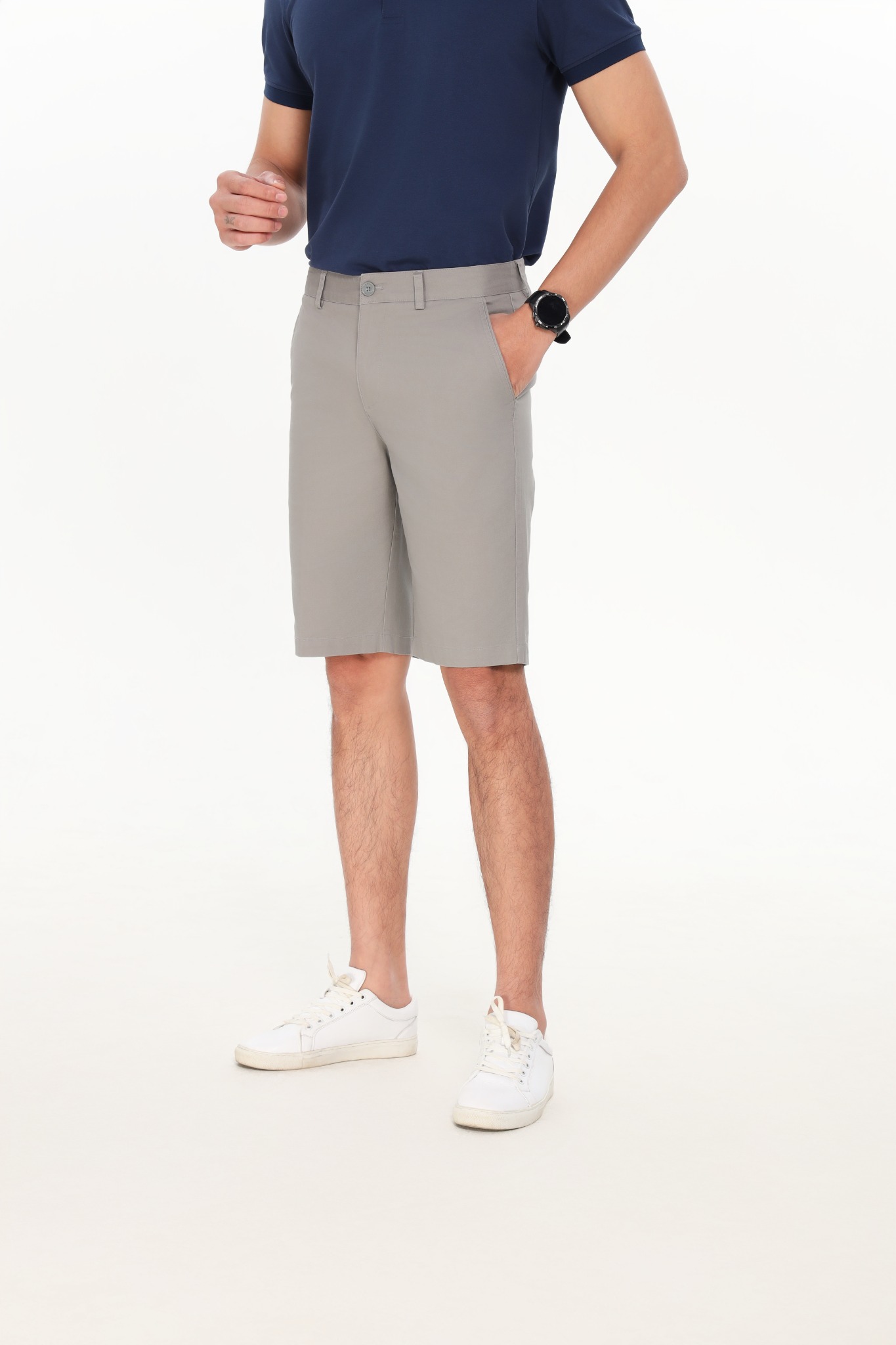 Quần short khaki nam CALUCI MKS528R