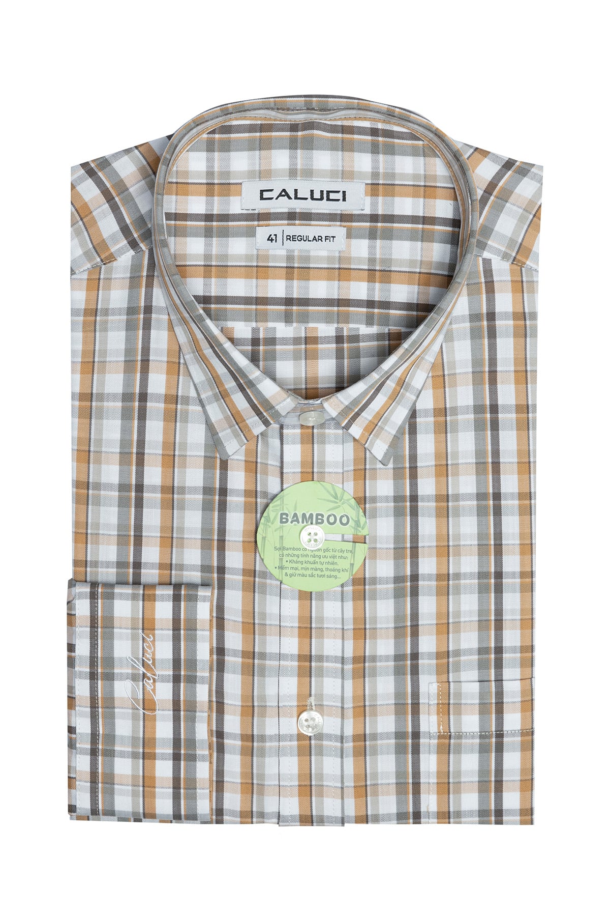 Áo sơ mi nam dài tay CALUCI MLS3190R
