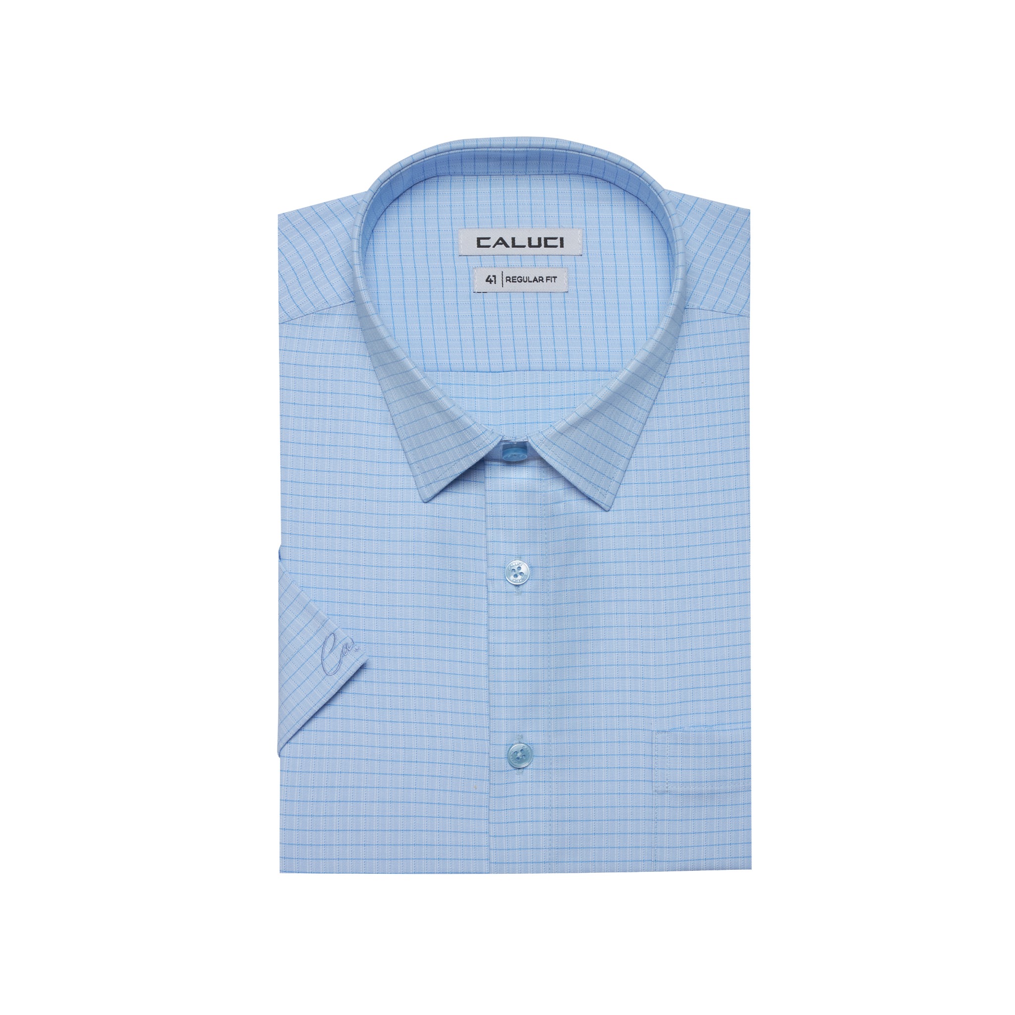 Áo sơ mi nam ngắn tay CALUCI MSS4225R