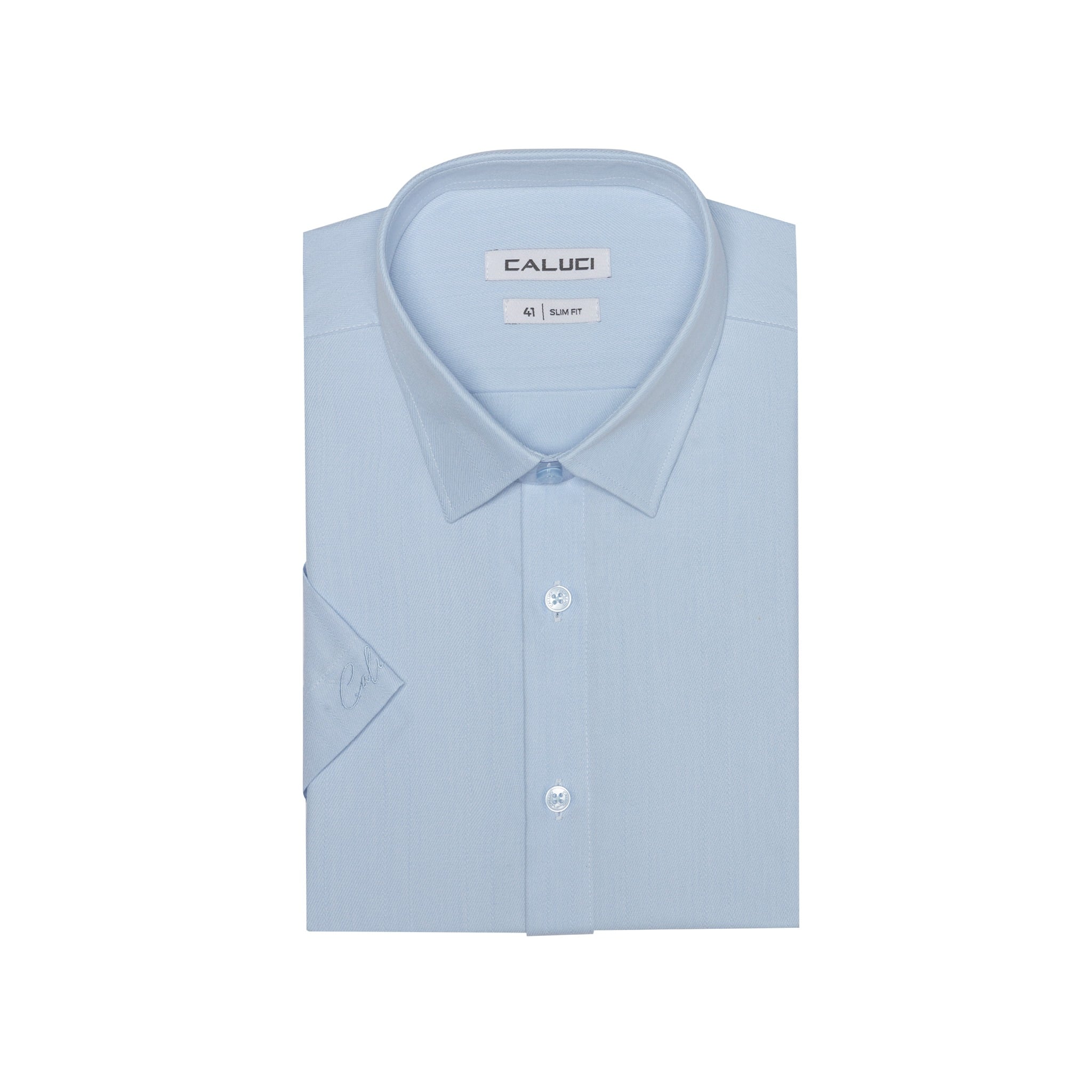 Áo sơ mi nam ngắn tay CALUCI MSS4228S
