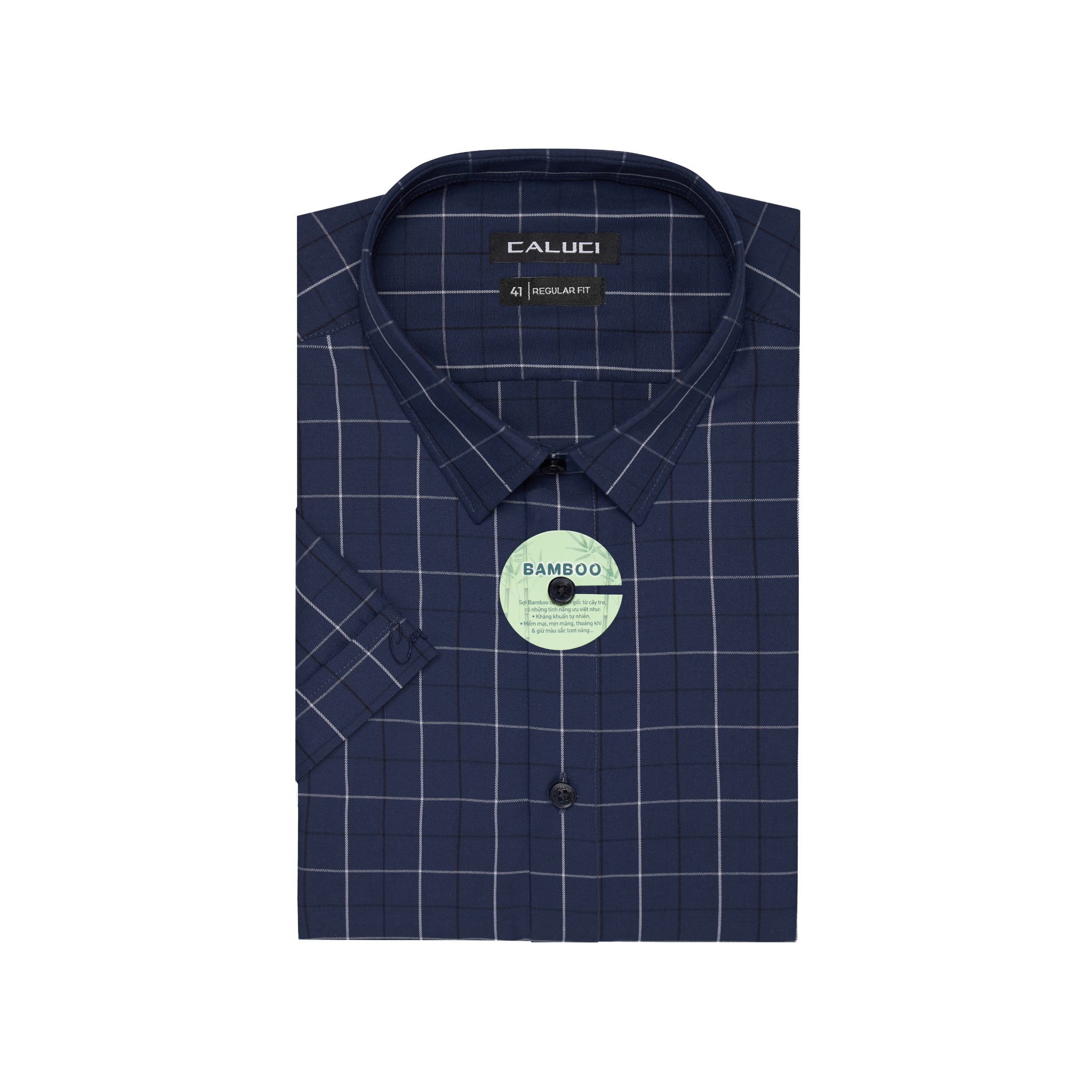 Áo sơ mi nam ngắn tay CALUCI MSS4231R