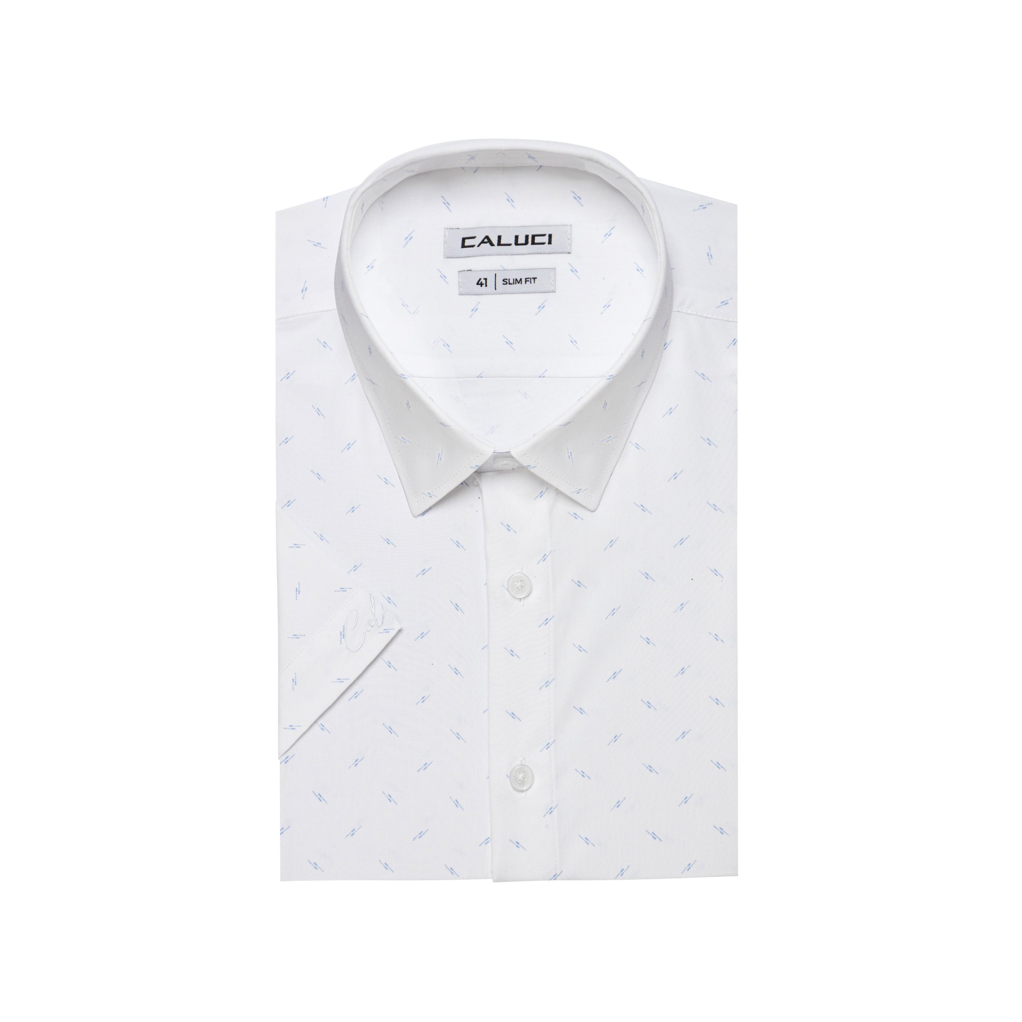 Áo sơ mi nam ngắn tay CALUCI MSS4233S