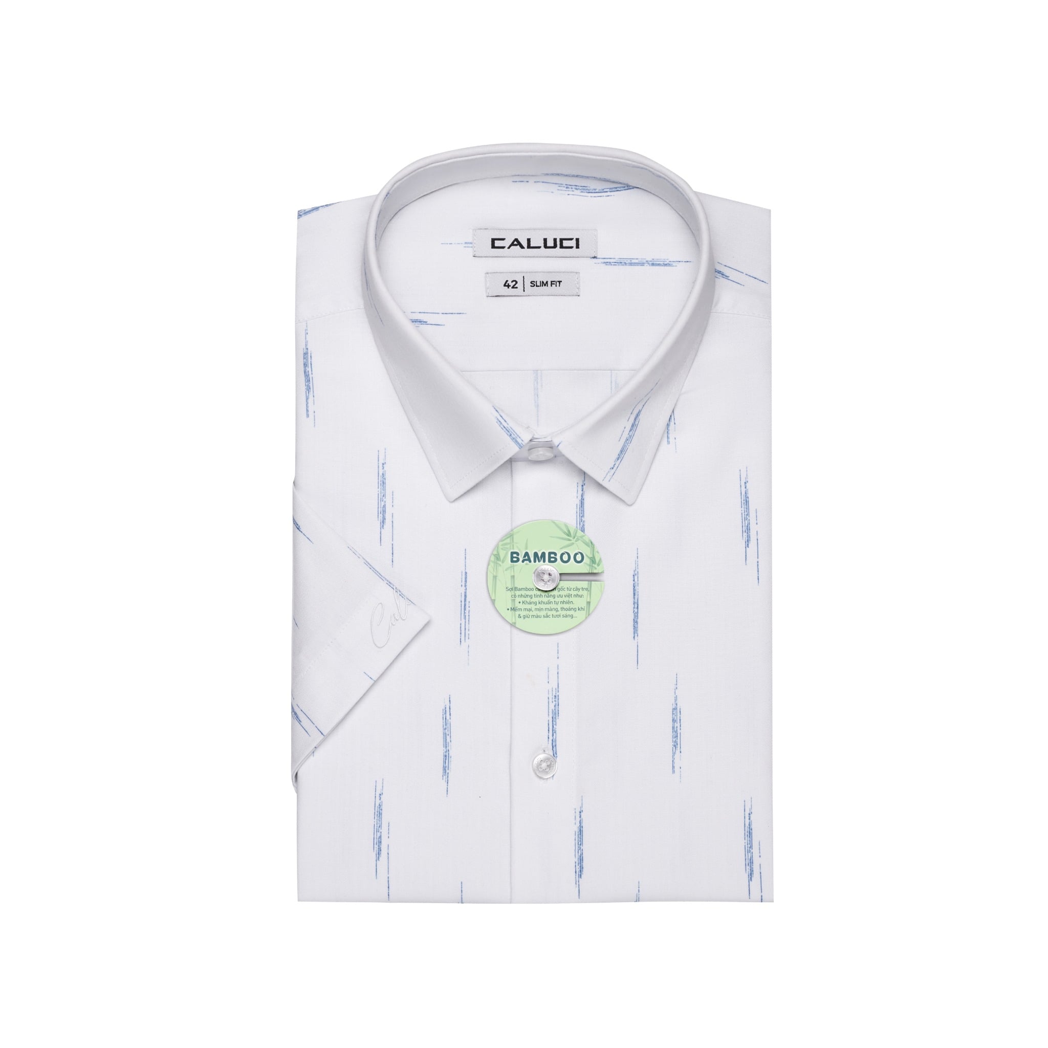 Áo sơ mi nam ngắn tay CALUCI MSS4235S