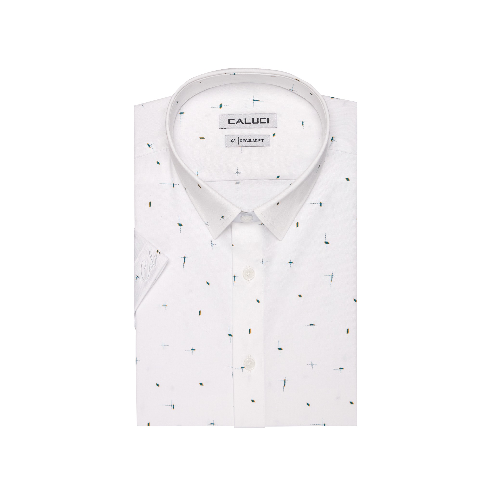 Áo sơ mi nam ngắn tay CALUCI MSS4251R