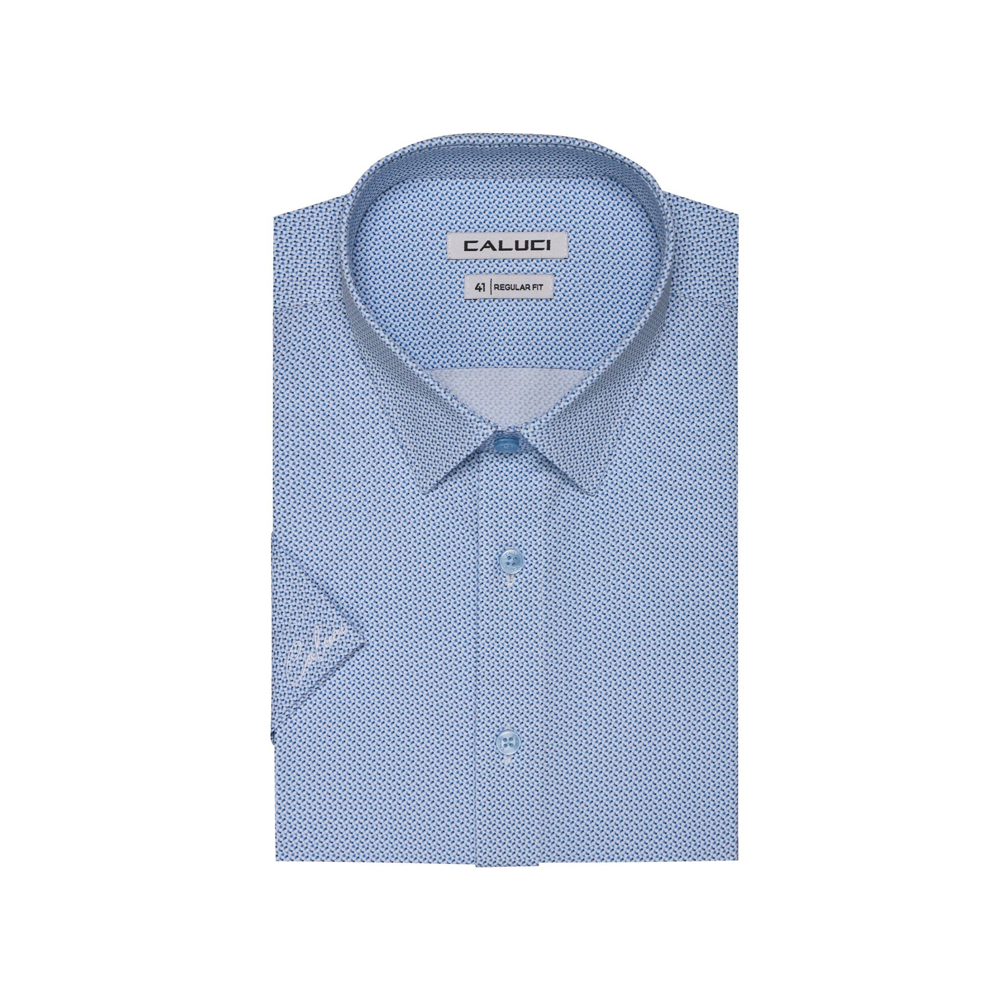 Áo sơ mi nam ngắn tay CALUCI MSS4258R