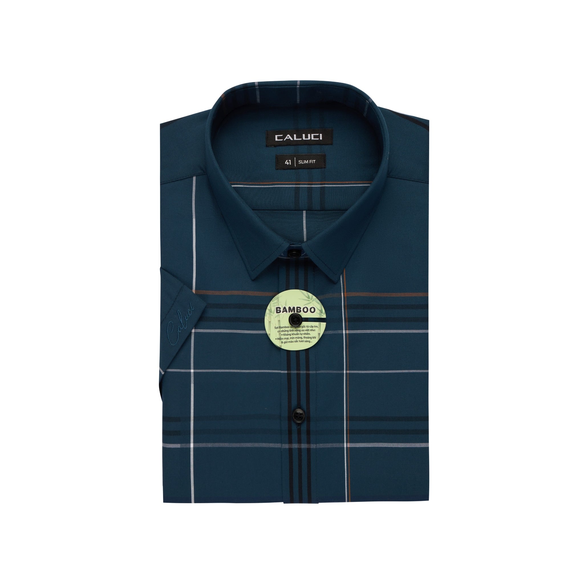 Áo sơ mi nam ngắn tay CALUCI MSS5279S