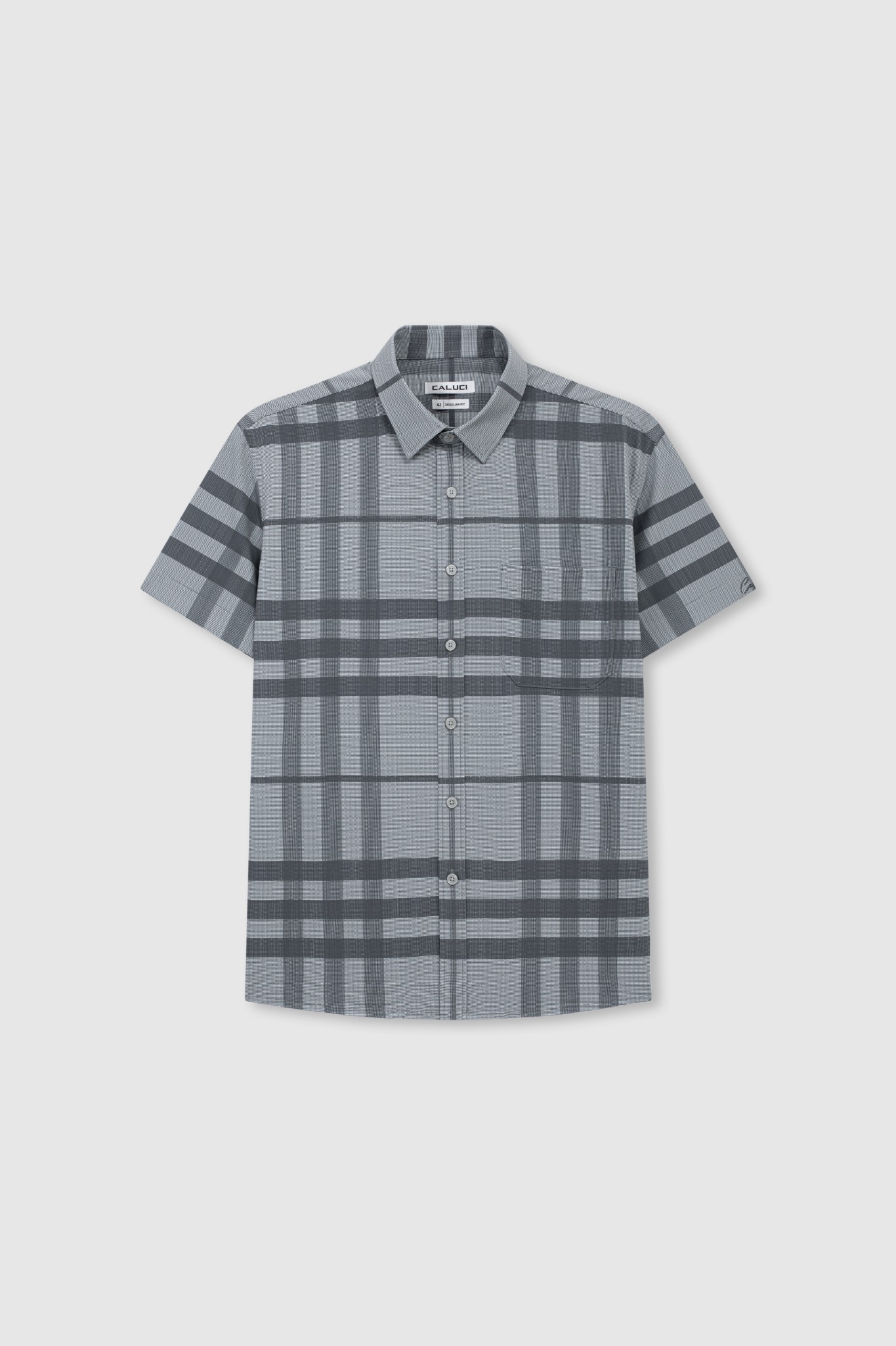 Áo sơ mi nam ngắn tay CALUCI MSS5280R
