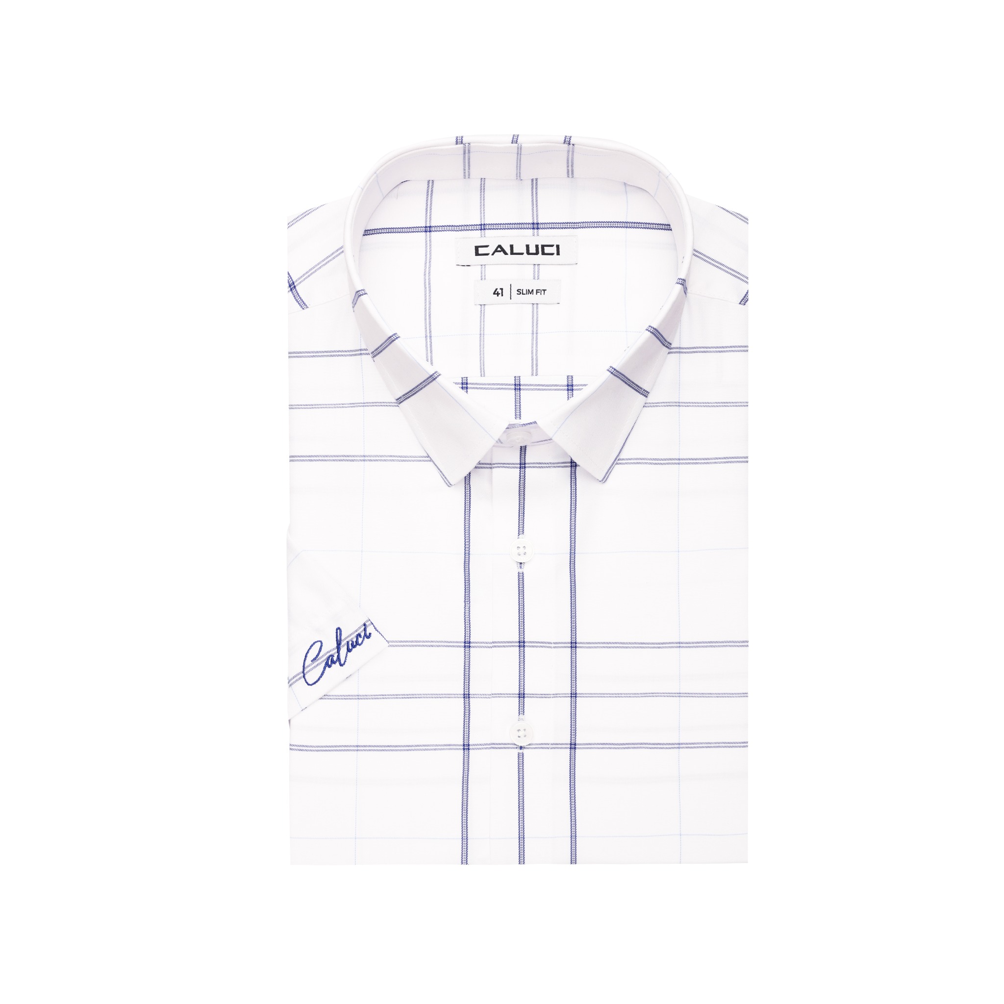 Áo sơ mi nam ngắn tay CALUCI MSS5281S
