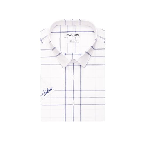 Áo sơ mi nam ngắn tay CALUCI MSS5281S
