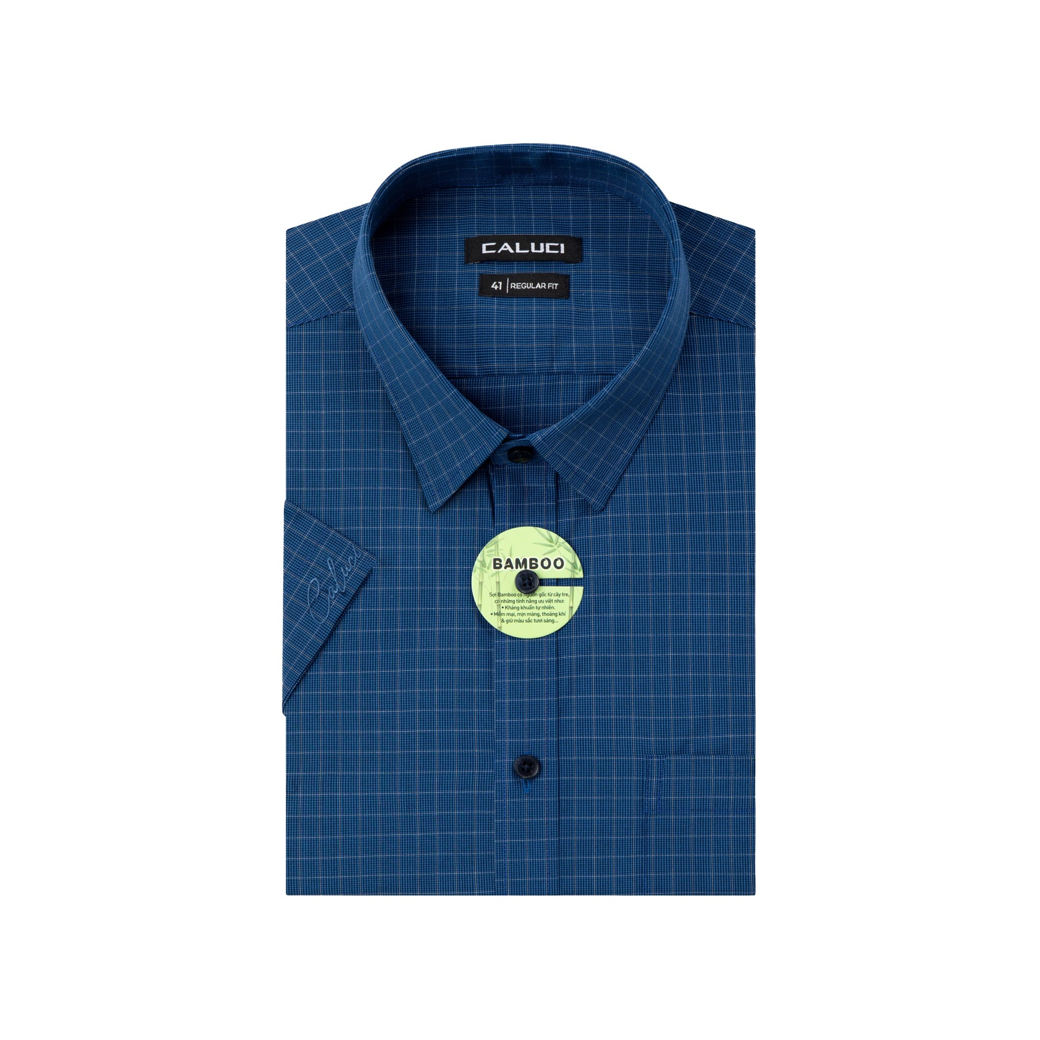Áo sơ mi nam ngắn tay CALUCI MSS5286R