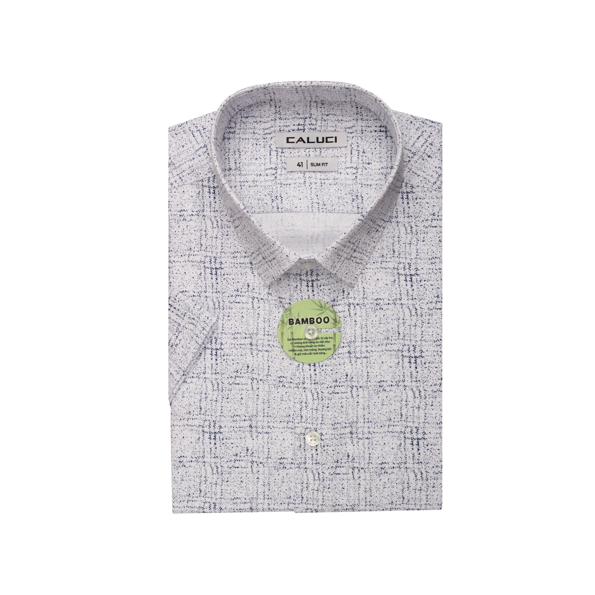 Áo sơ mi nam ngắn tay CALUCI MSS5289S