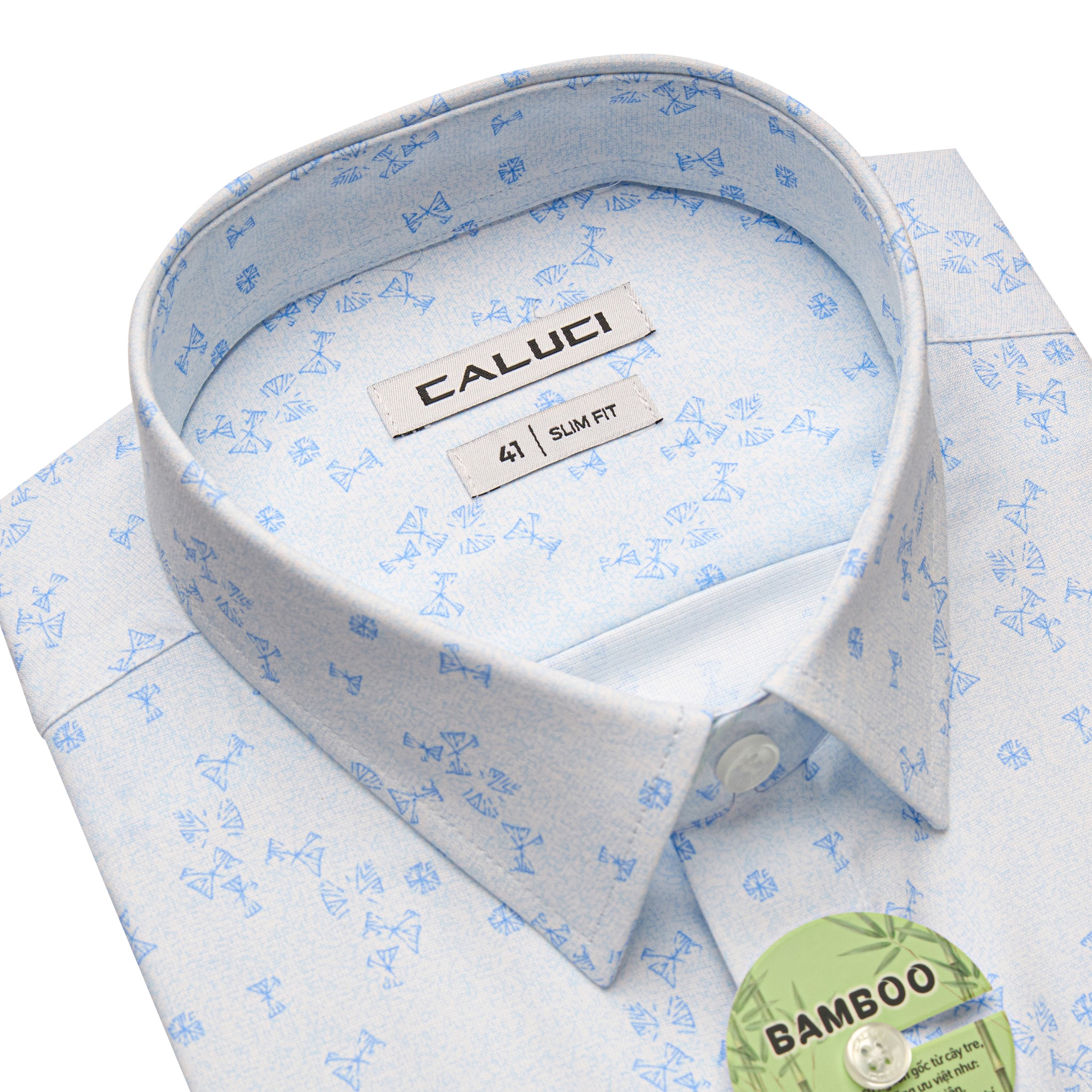 Áo sơ mi nam ngắn tay CALUCI MSS5292S