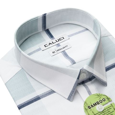 Áo sơ mi nam ngắn tay CALUCI MSS5293R