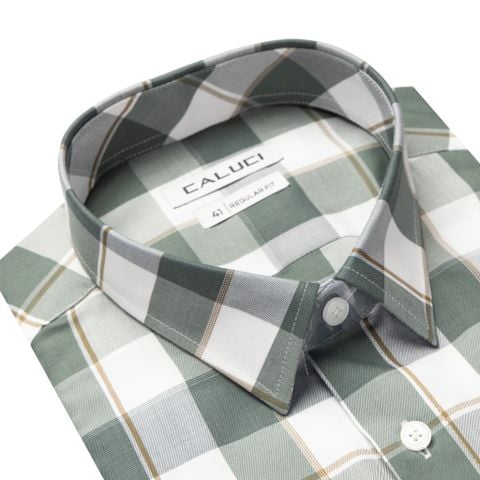 Áo sơ mi nam ngắn tay CALUCI MSS5300R