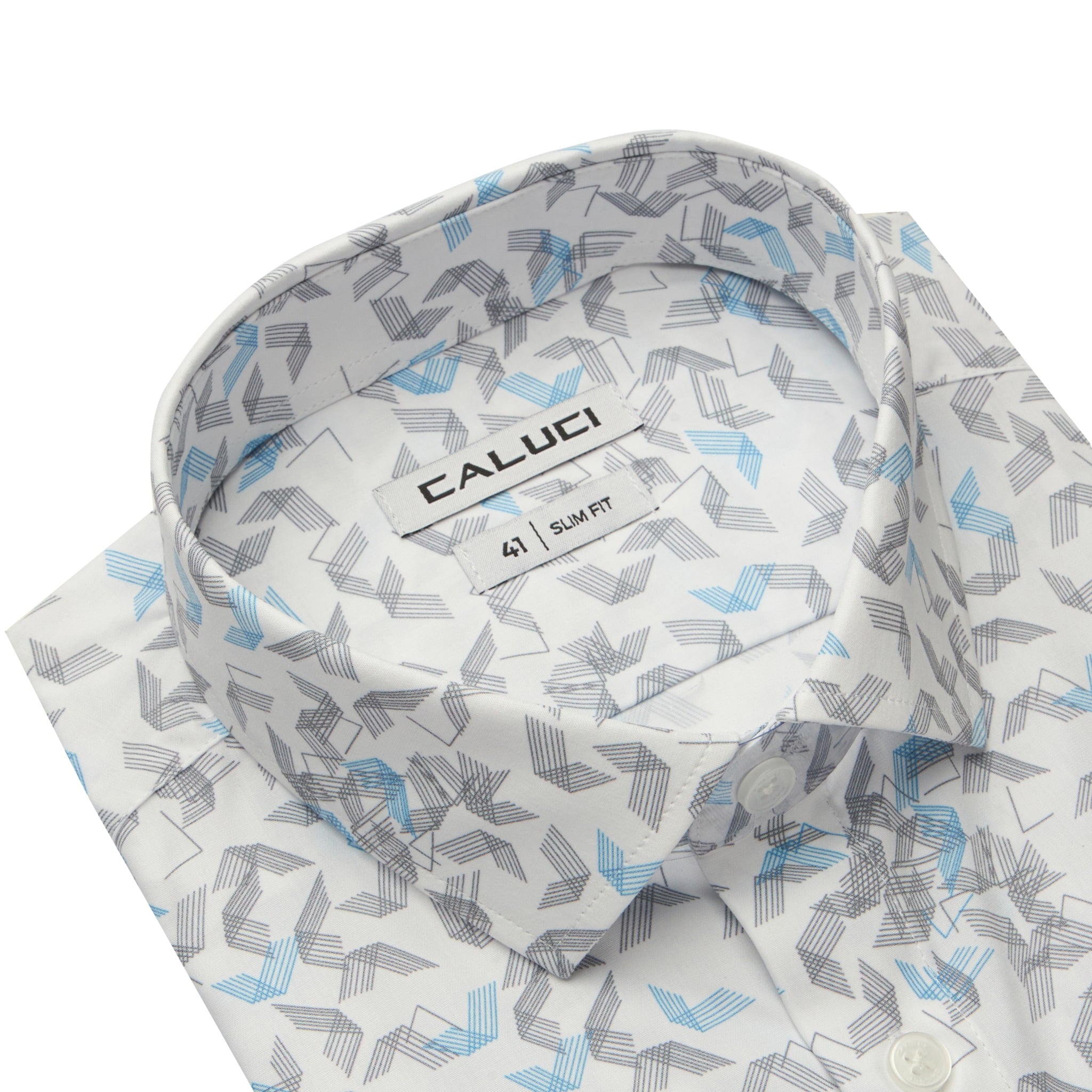 Áo sơ mi nam ngắn tay CALUCI MSS5301S