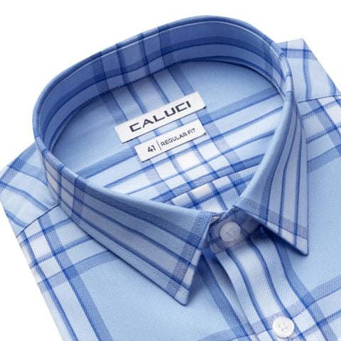 Áo sơ mi nam ngắn tay CALUCI MSS5304R