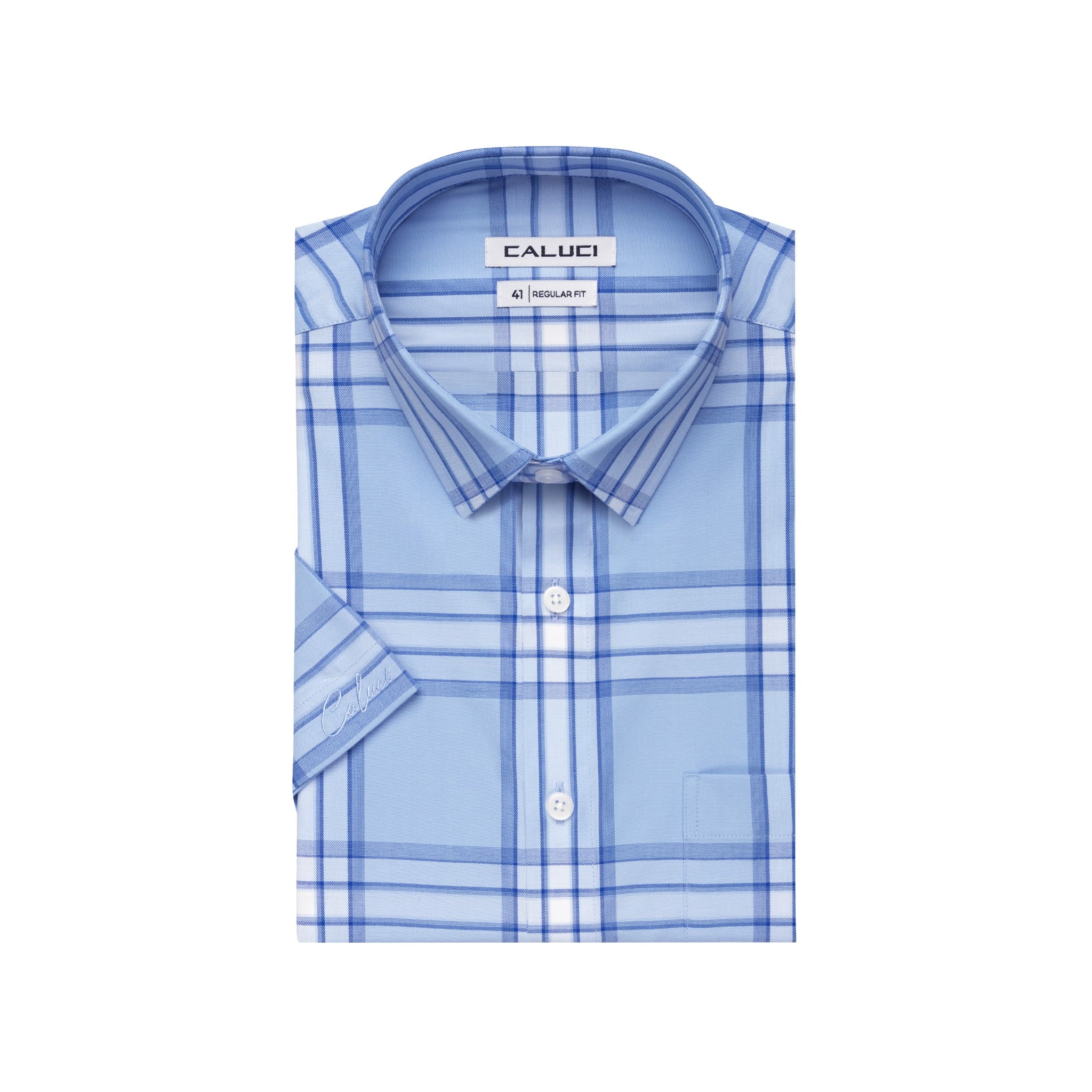Áo sơ mi nam ngắn tay CALUCI MSS5304R