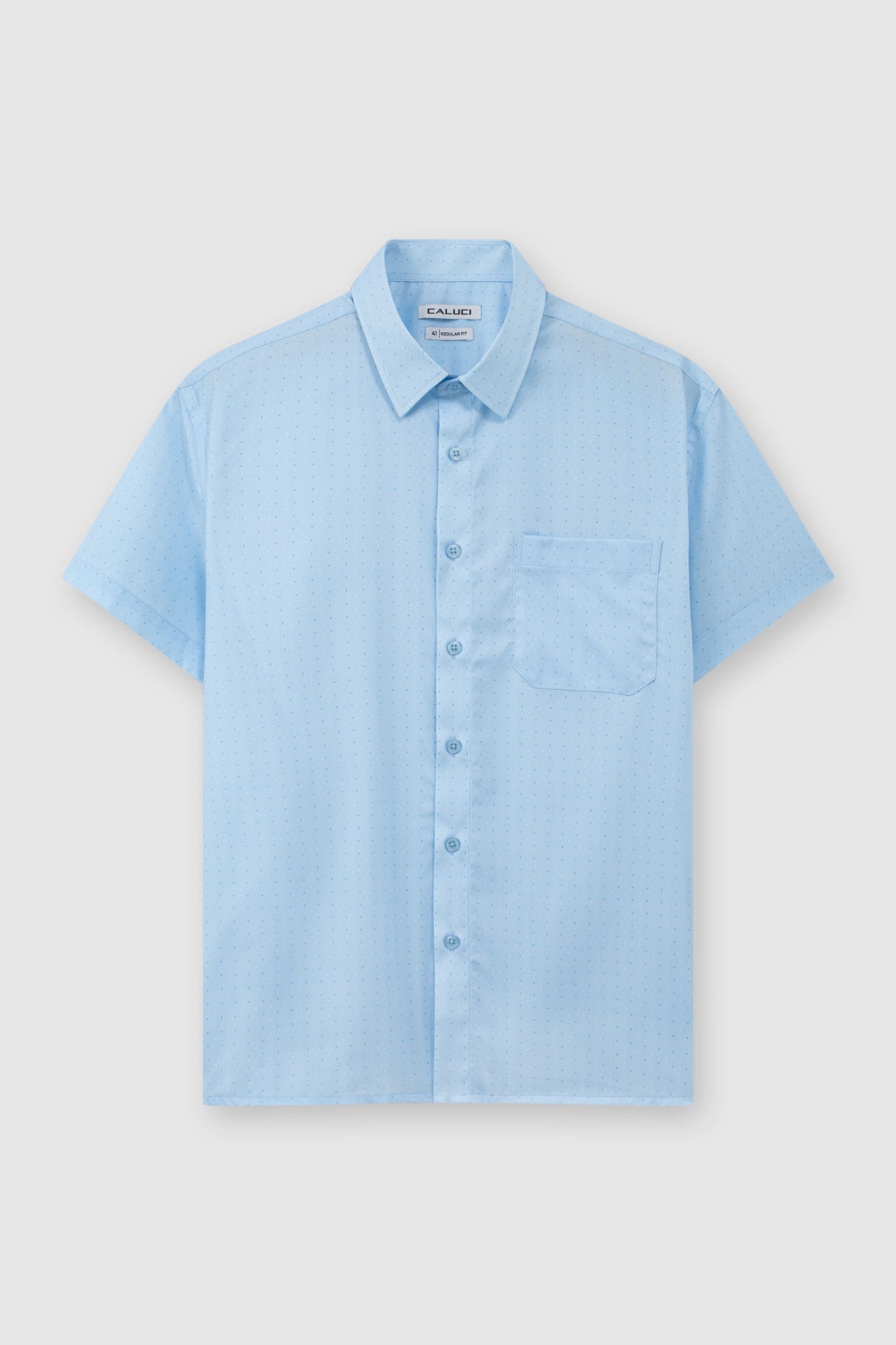 Áo sơ mi nam ngắn tay CALUCI MSS5307R