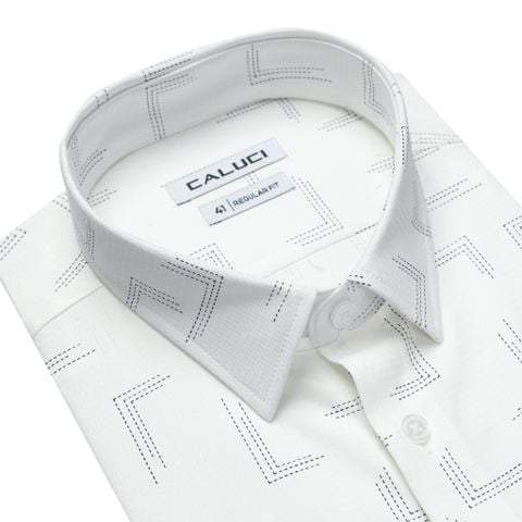 Áo sơ mi nam ngắn tay CALUCI MSS5316R