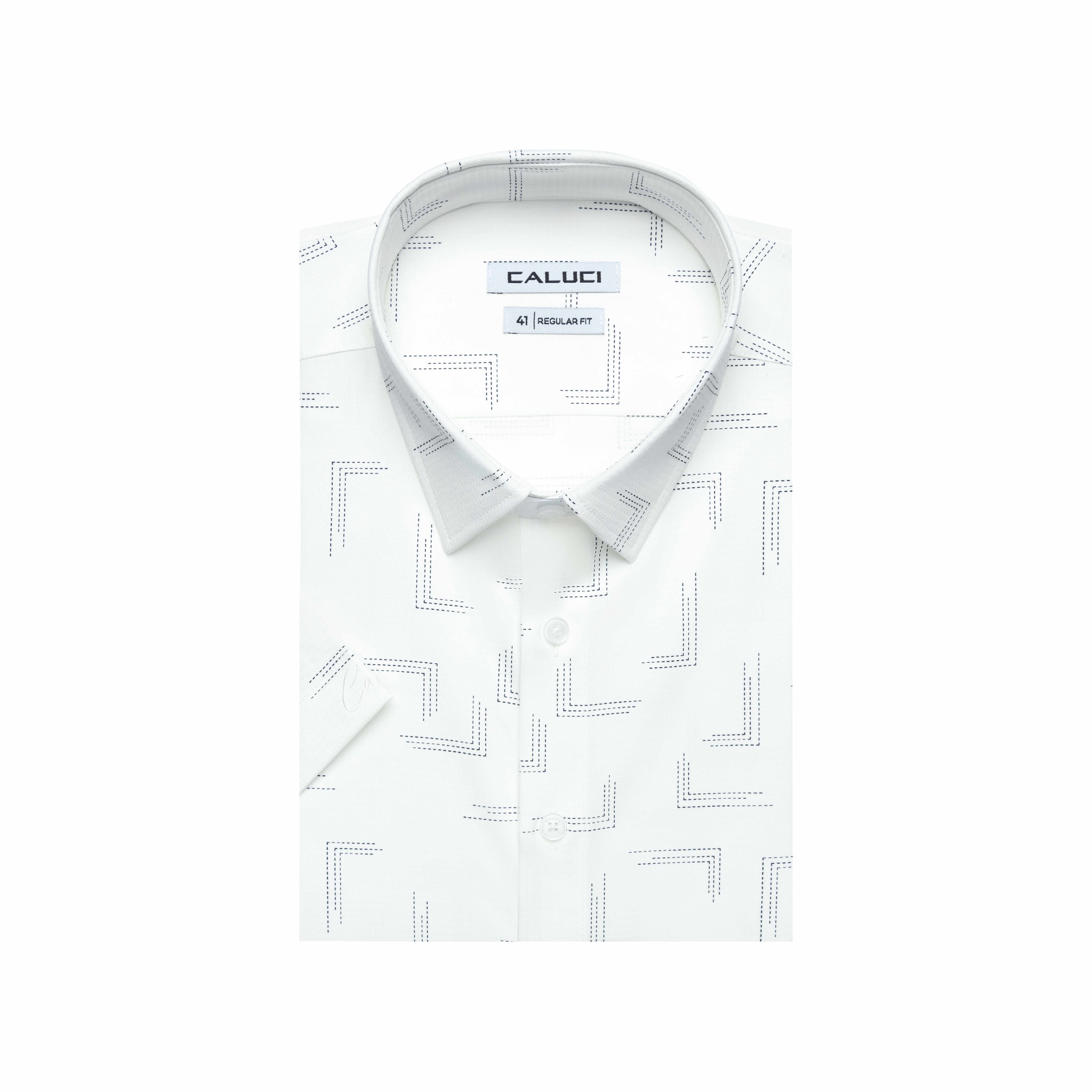 Áo sơ mi nam ngắn tay CALUCI MSS5316R