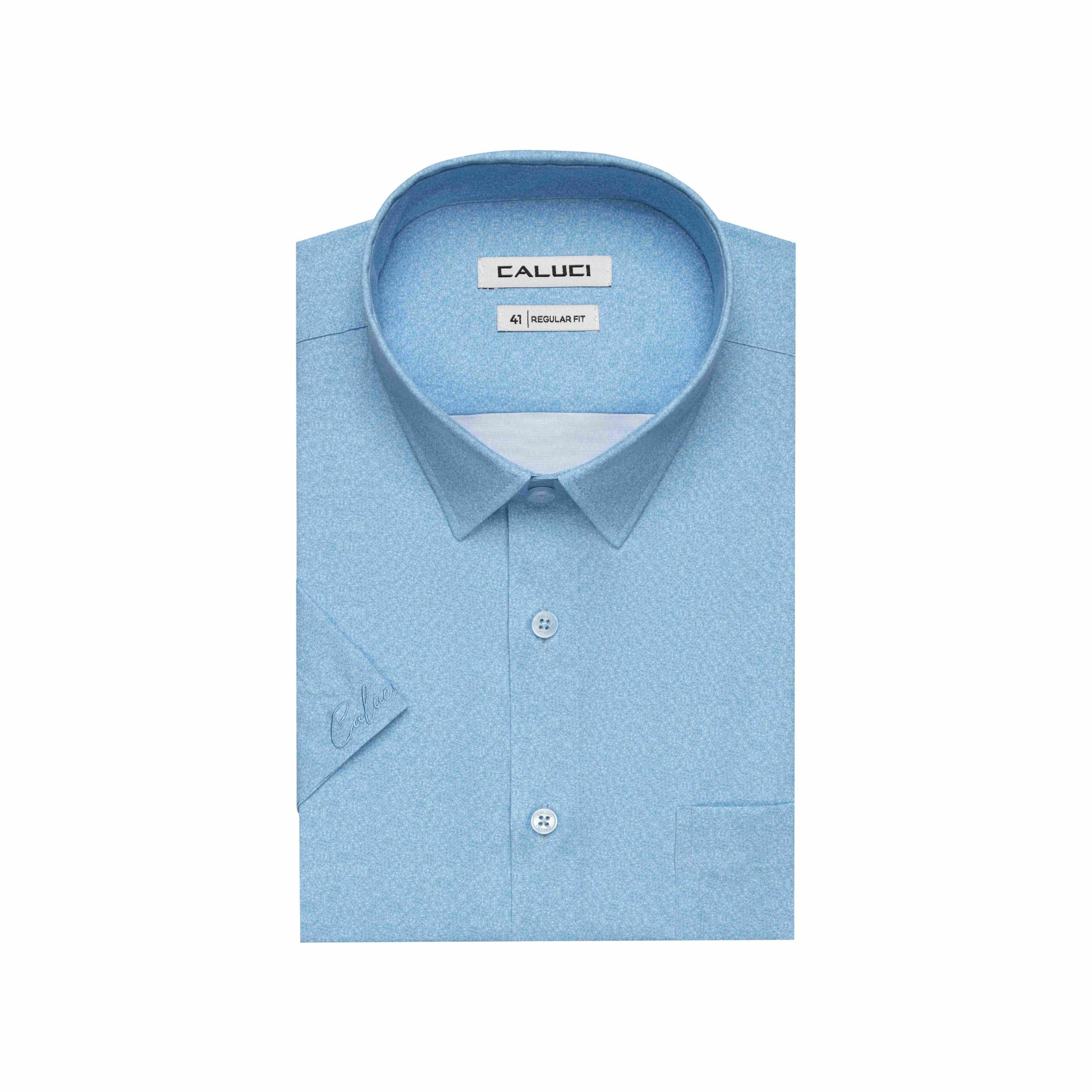 Áo sơ mi nam ngắn tay CALUCI MSS5318R