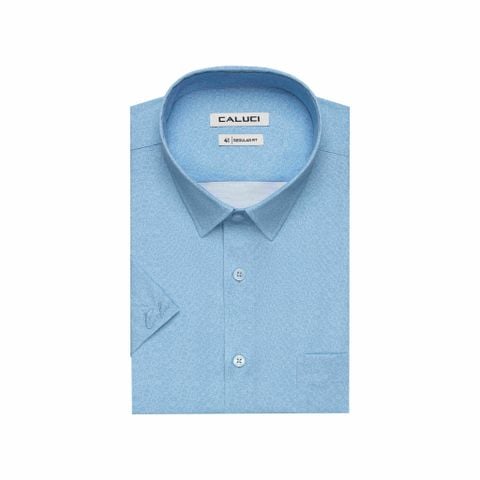 Áo sơ mi nam ngắn tay CALUCI MSS5318R