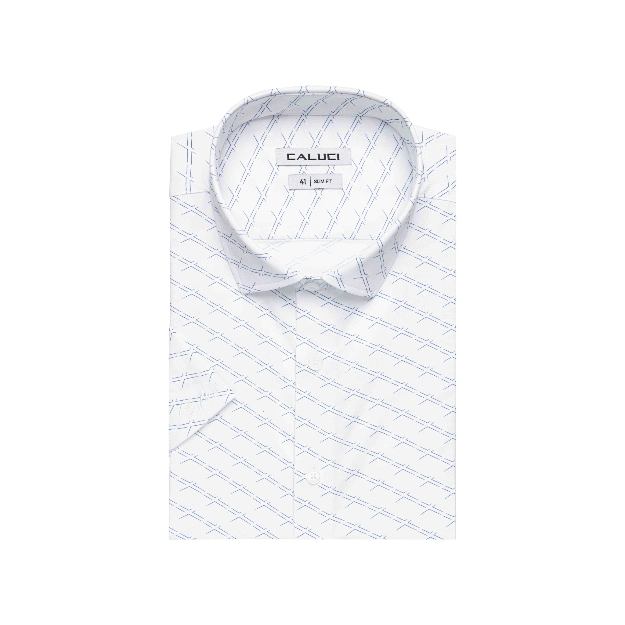 Áo sơ mi nam ngắn tay CALUCI MSS5322S