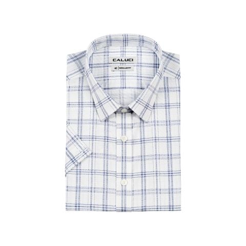 Áo sơ mi nam ngắn tay CALUCI MSS5326R