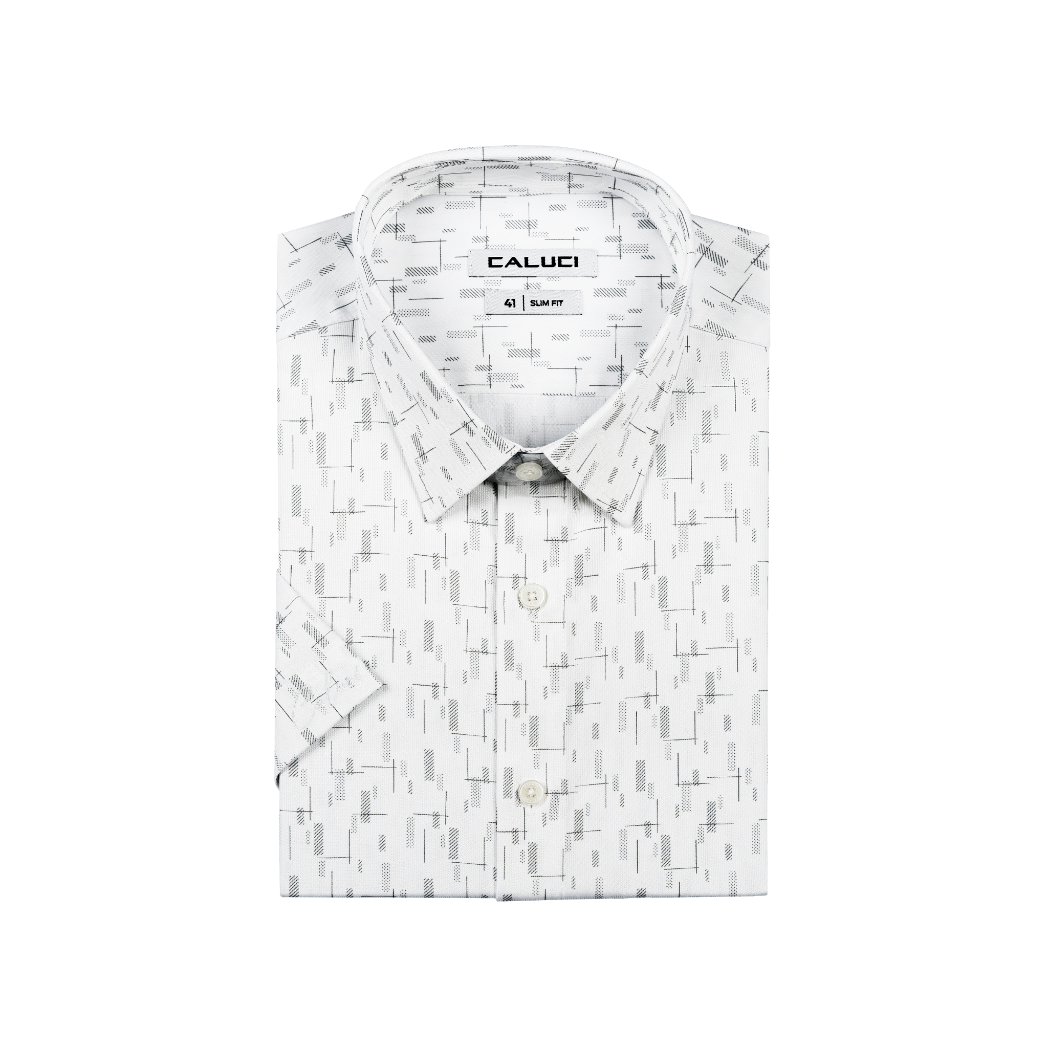 Áo sơ mi nam ngắn tay CALUCI MSS5332S