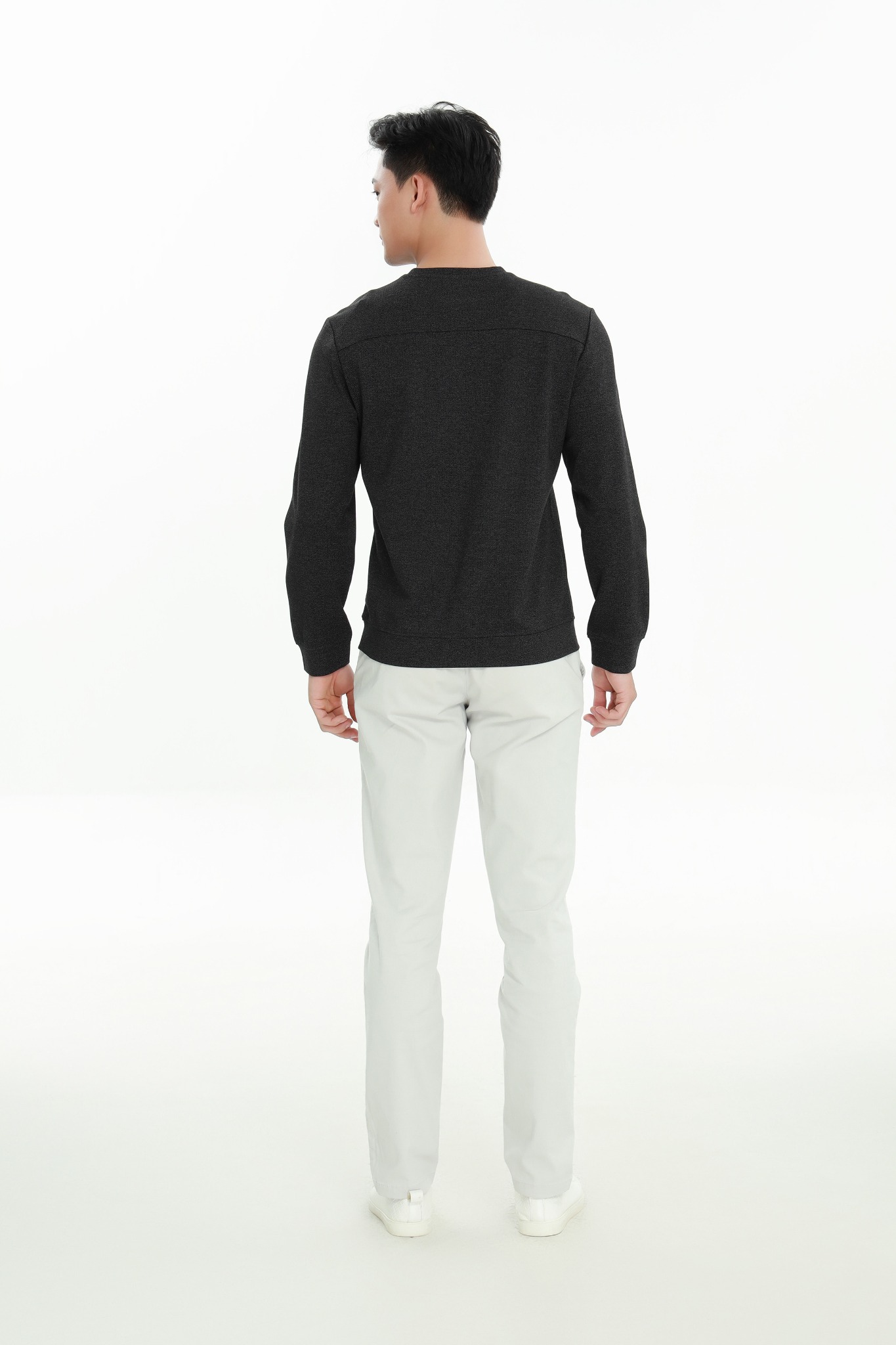 Áo nỉ nam dài tay CALUCI MSW303R