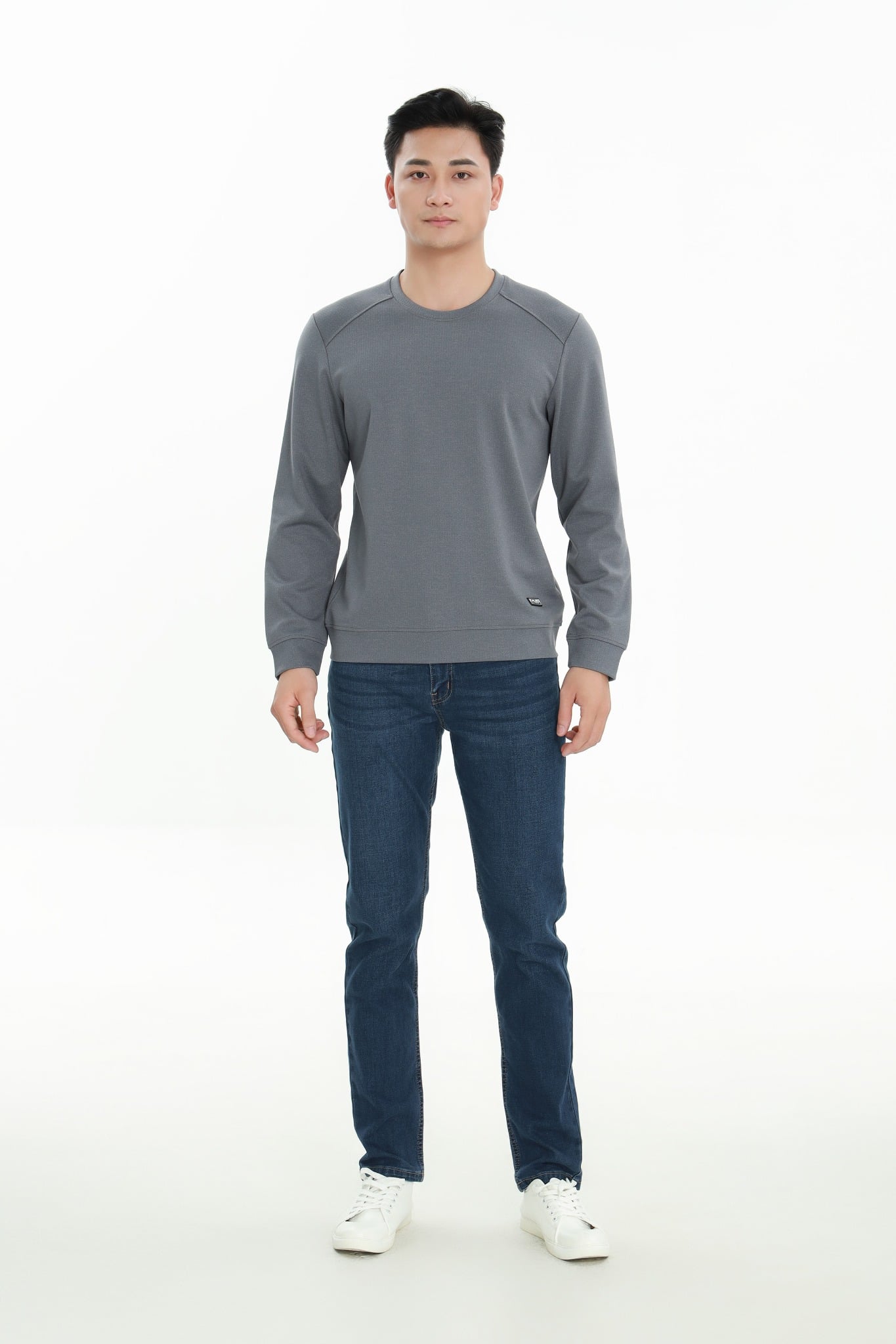 Áo nỉ nam dài tay CALUCI MSW303R