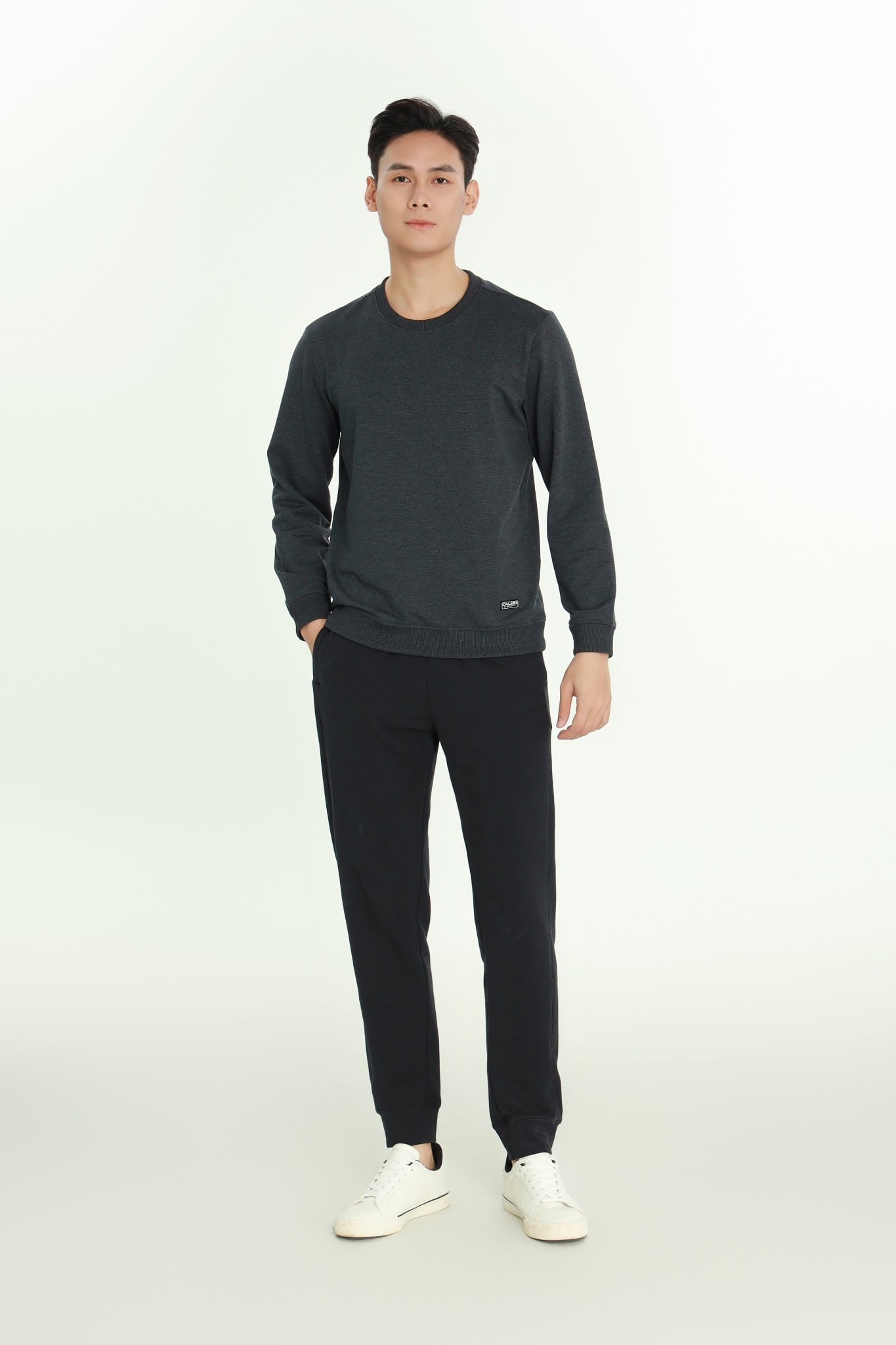 Áo nỉ nam dài tay CALUCI MSW309R