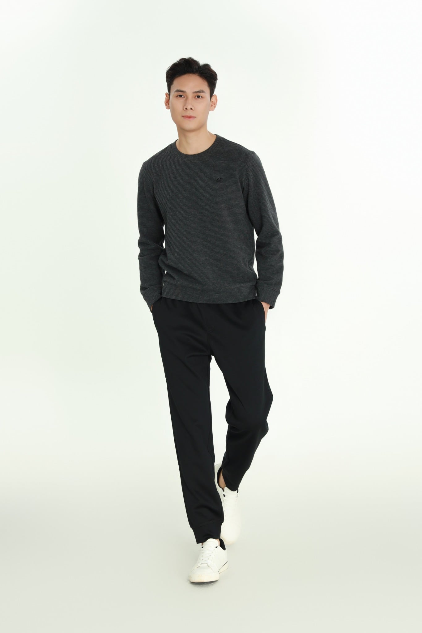 Áo nỉ nam dài tay CALUCI MSW318R