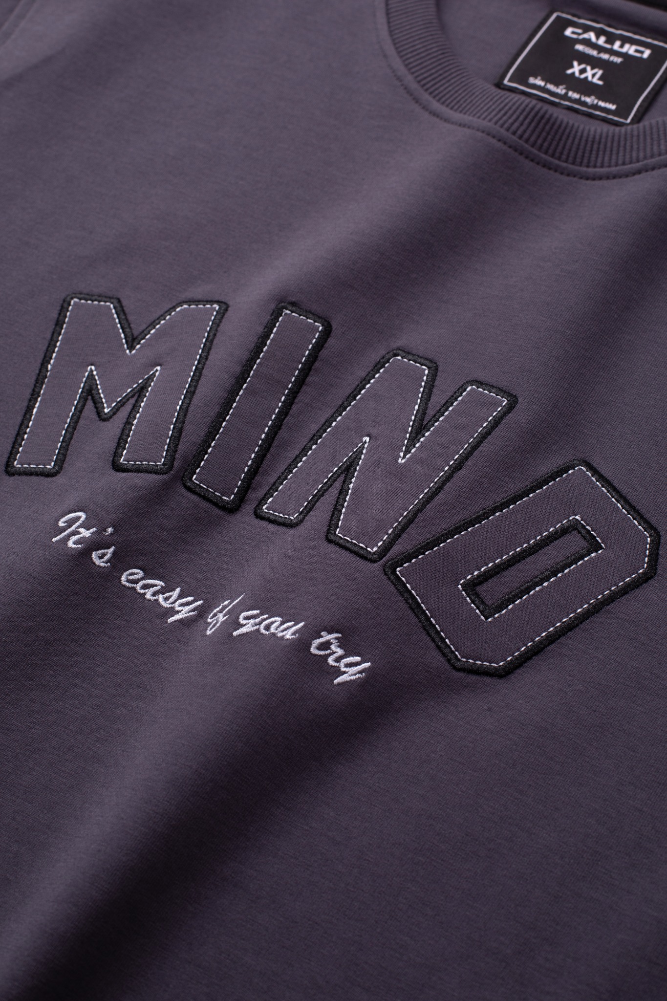 Áo nỉ nam dài tay CALUCI MSW402R