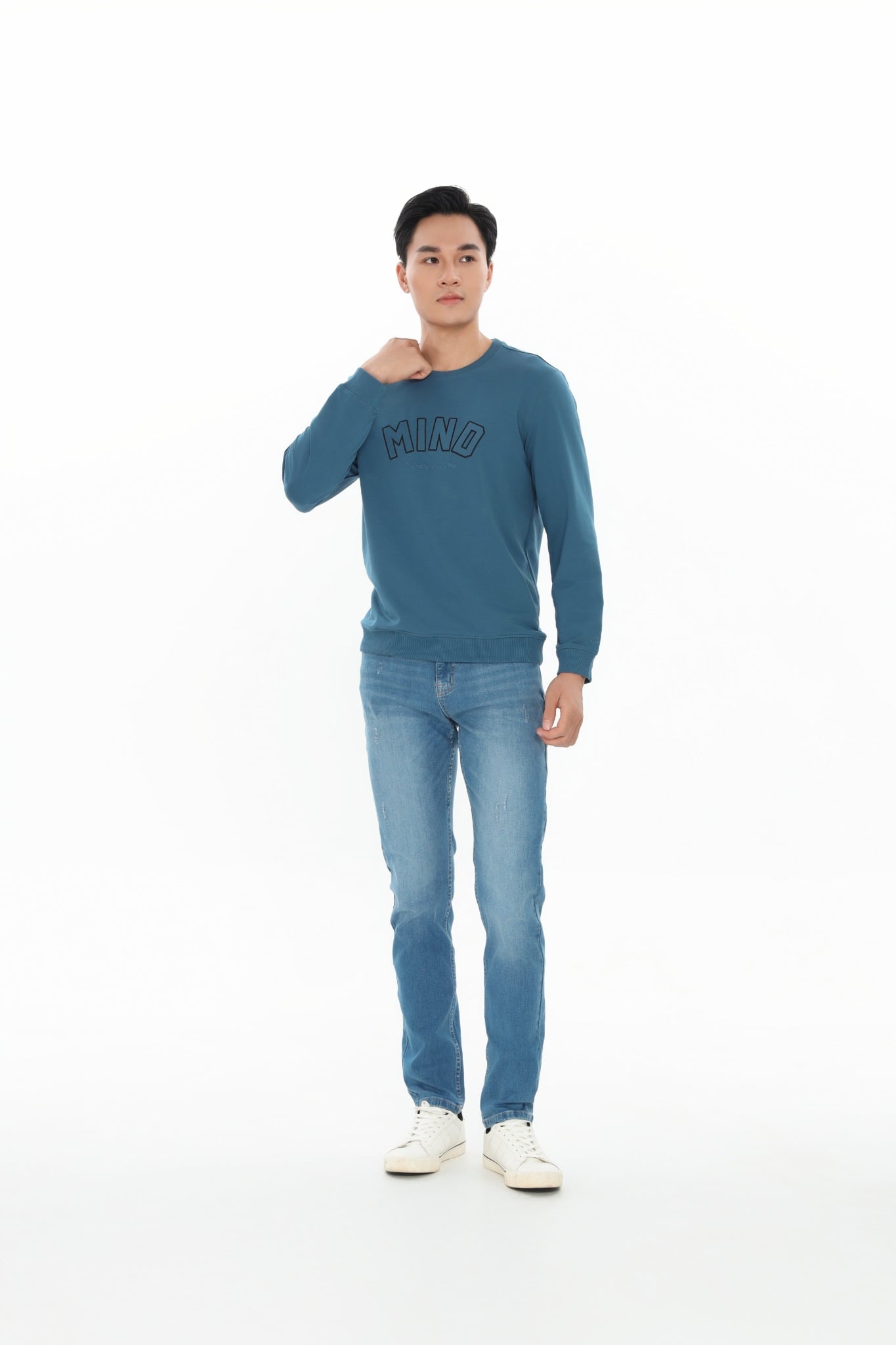 Áo nỉ nam dài tay CALUCI MSW402R