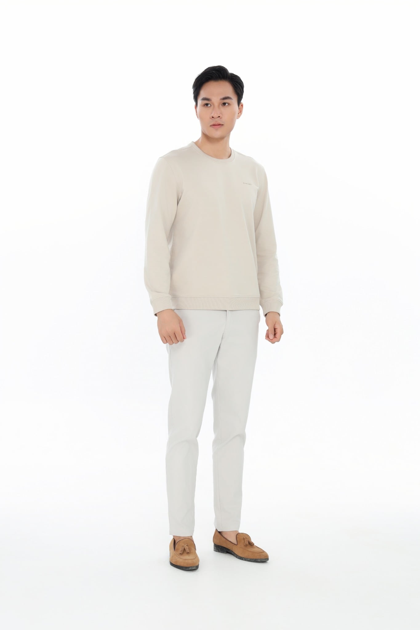 Áo nỉ nam dài tay CALUCI MSW406R