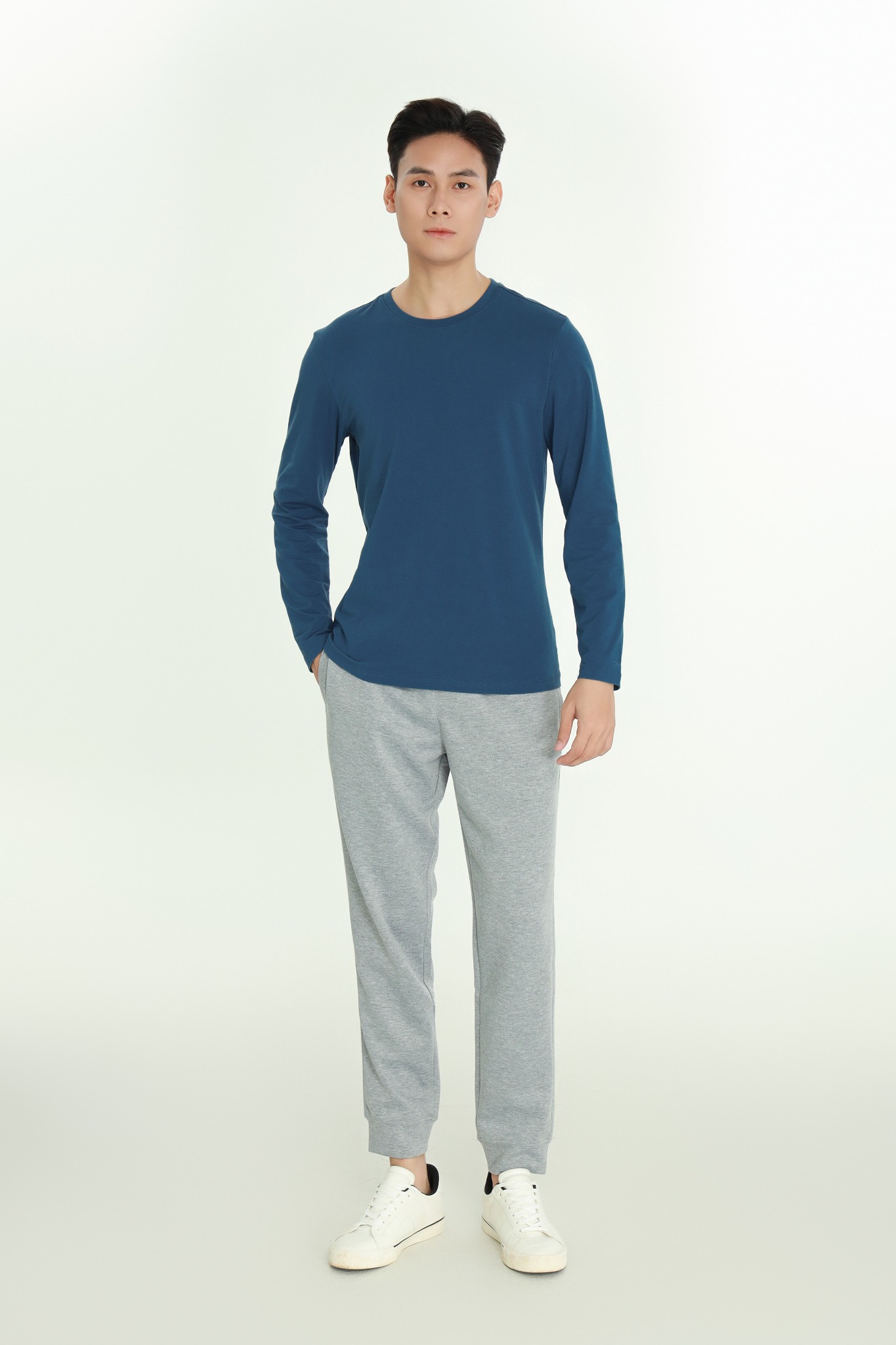 Áo phông nam dài tay CALUCI MTL303S