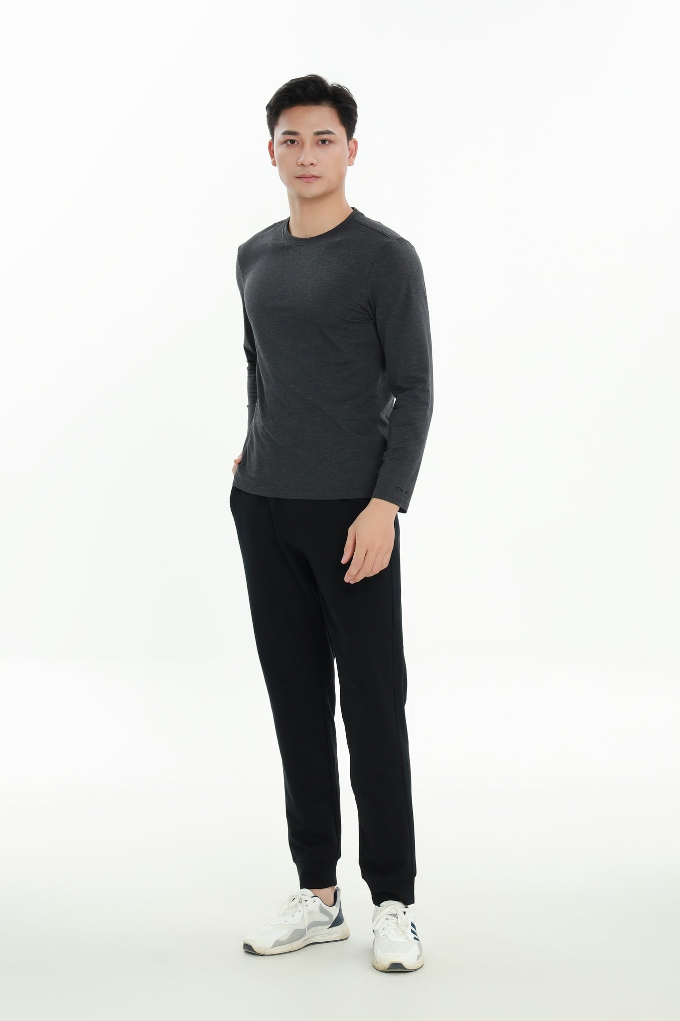 Áo phông nam dài tay CALUCI MTL303S