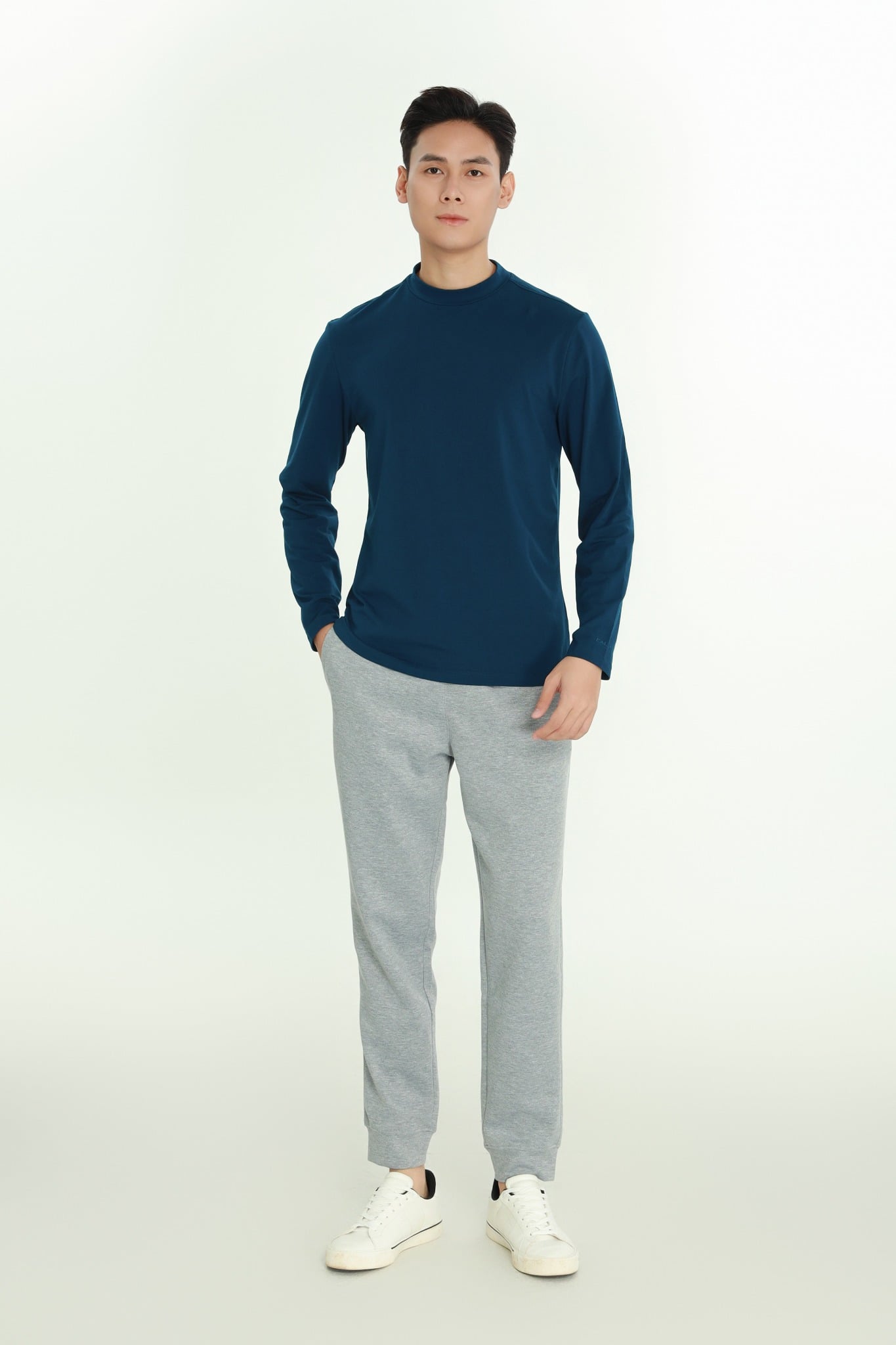 Áo phông nam dài tay CALUCI MTL304S