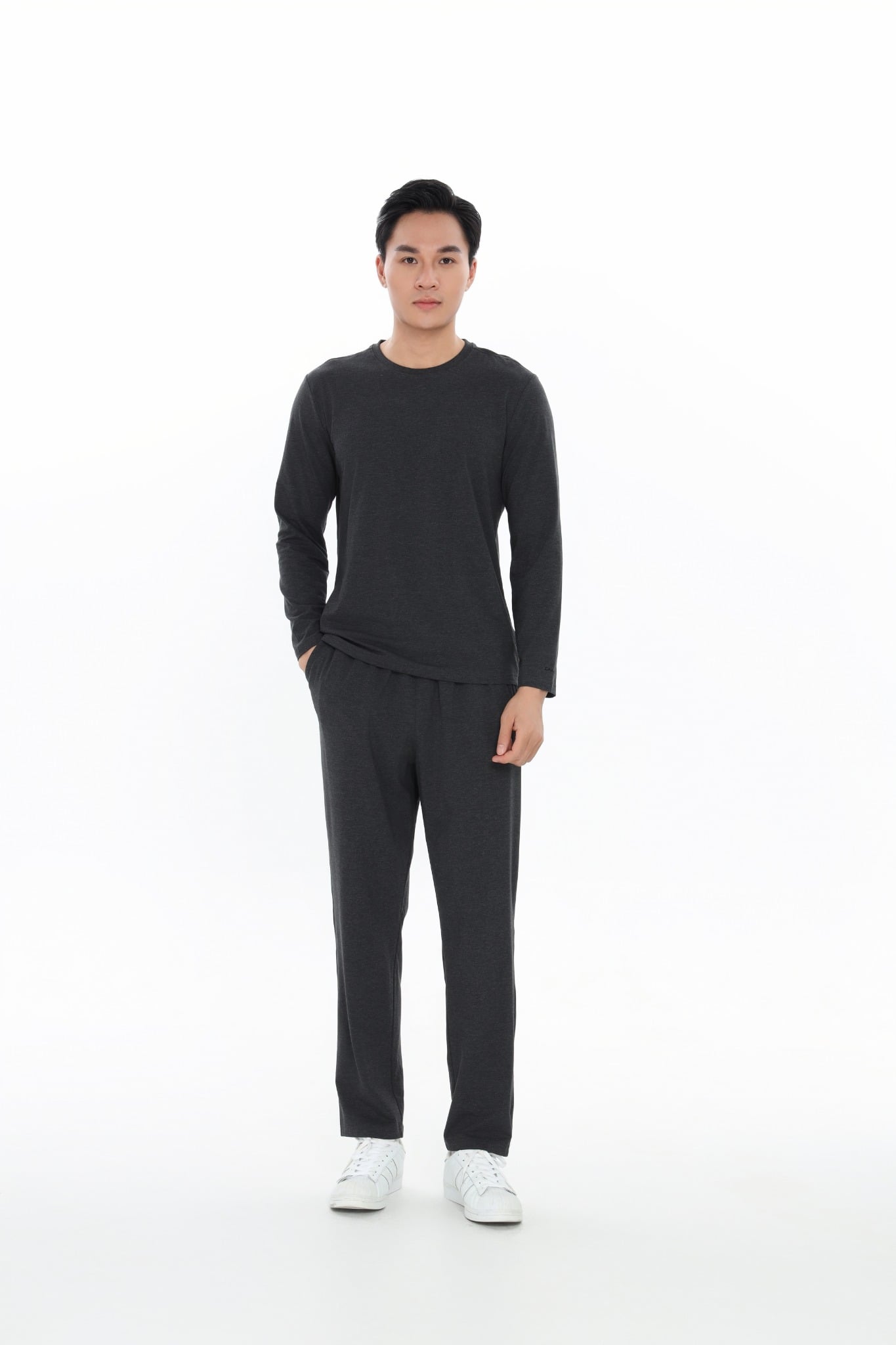 Áo phông nam dài tay CALUCI MTL401S