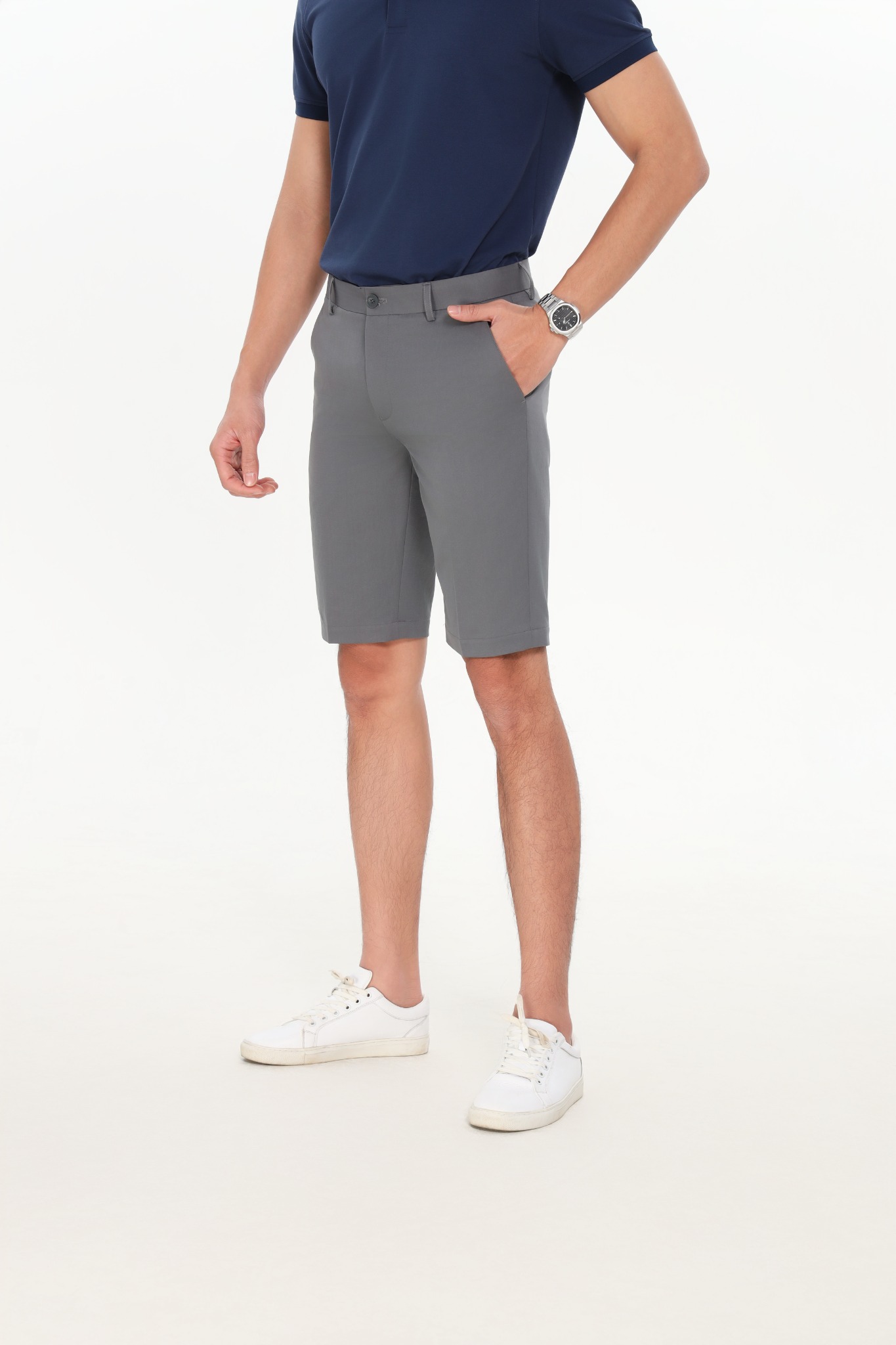 Quần short âu nam CALUCI MWS502S