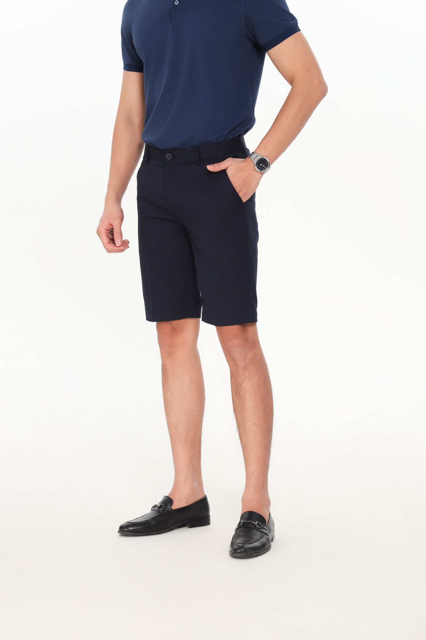 Quần short âu nam CALUCI MWS502S