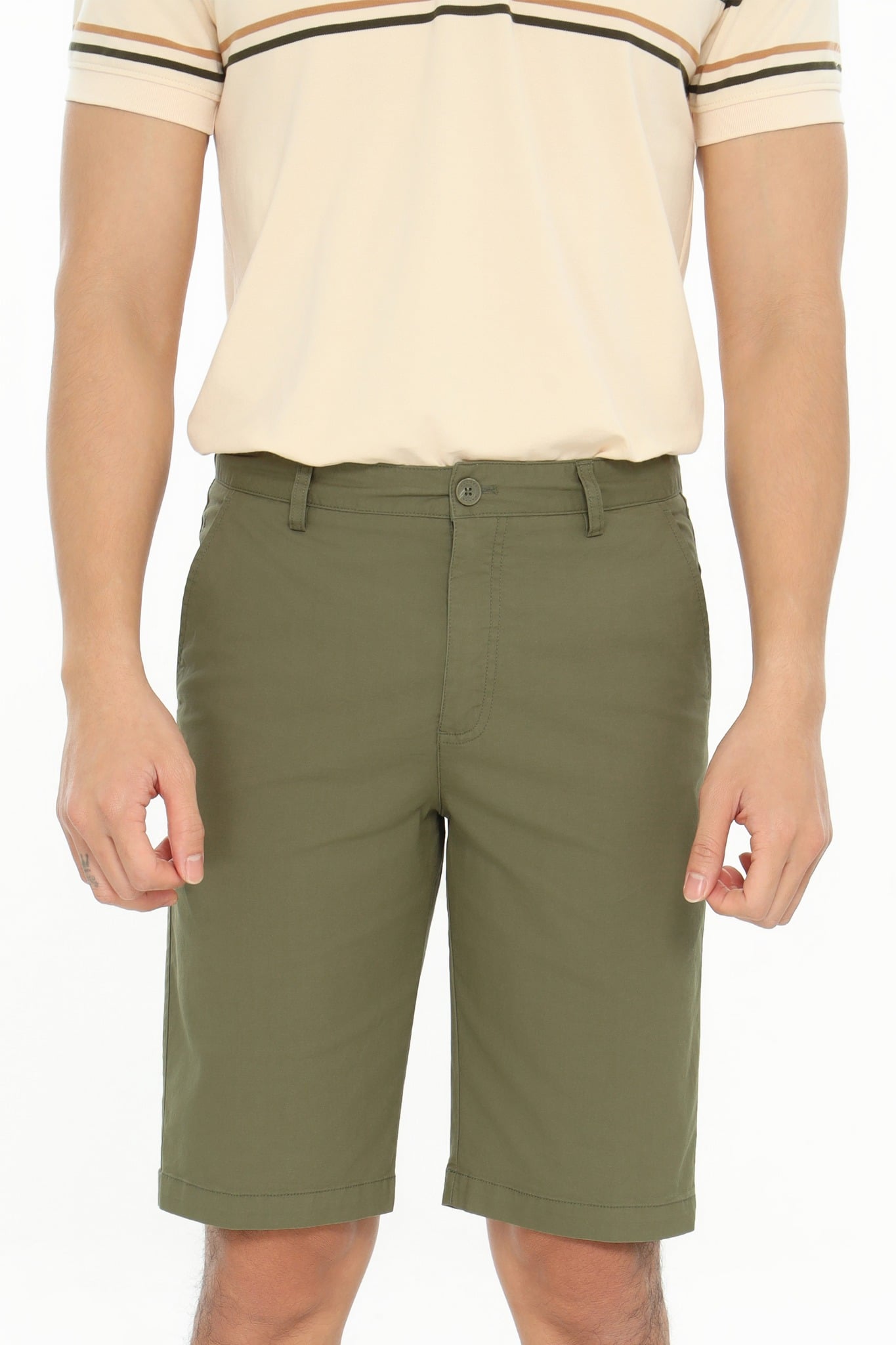 Quần short khaki nam CALUCI MKS423R